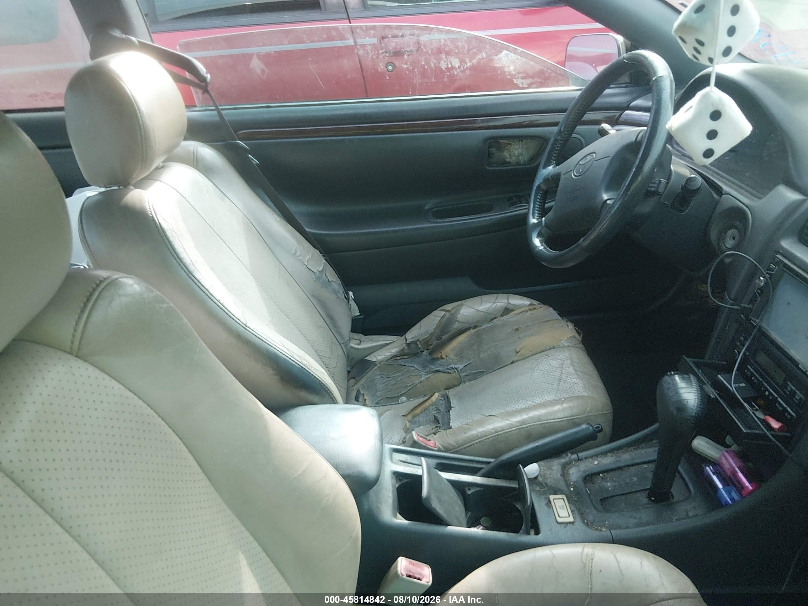 2000 Toyota Camry Solara Sle V6 Silver vin: 2T1CF28P6YC366605