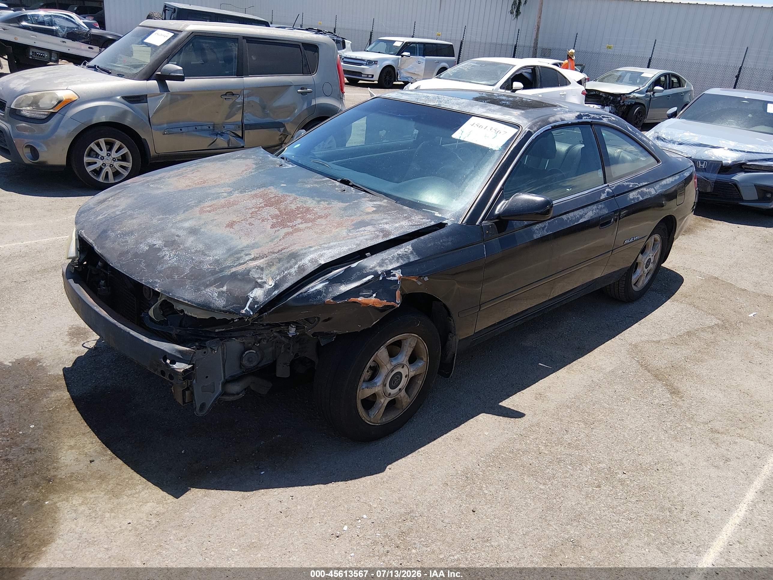2001 Toyota Camry Solara Sle V6 Black vin: 2T1CF28P71C496561