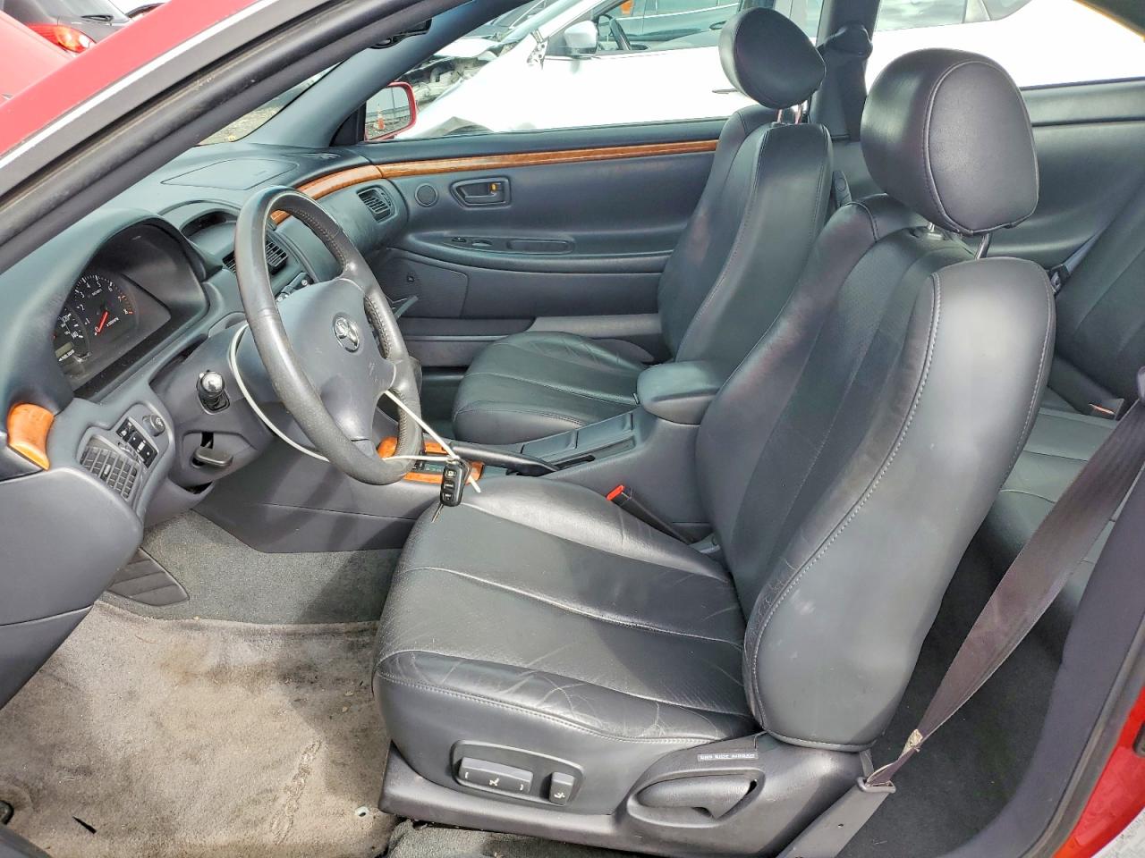 2002 Toyota Camry Solara Sle V6 Red vin: 2T1CF28P72C572121