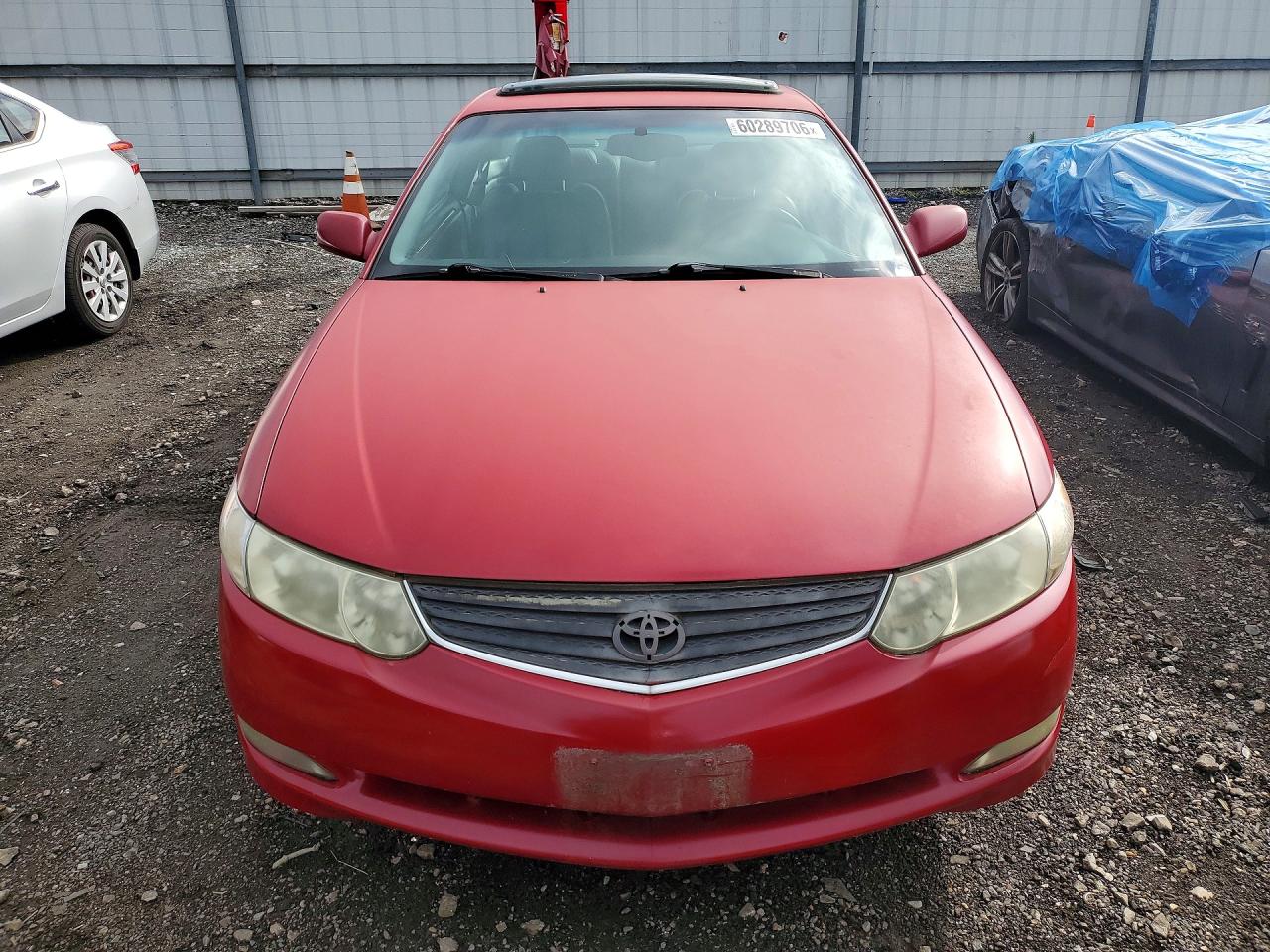 2002 Toyota Camry Solara Sle V6 Red vin: 2T1CF28P72C572121