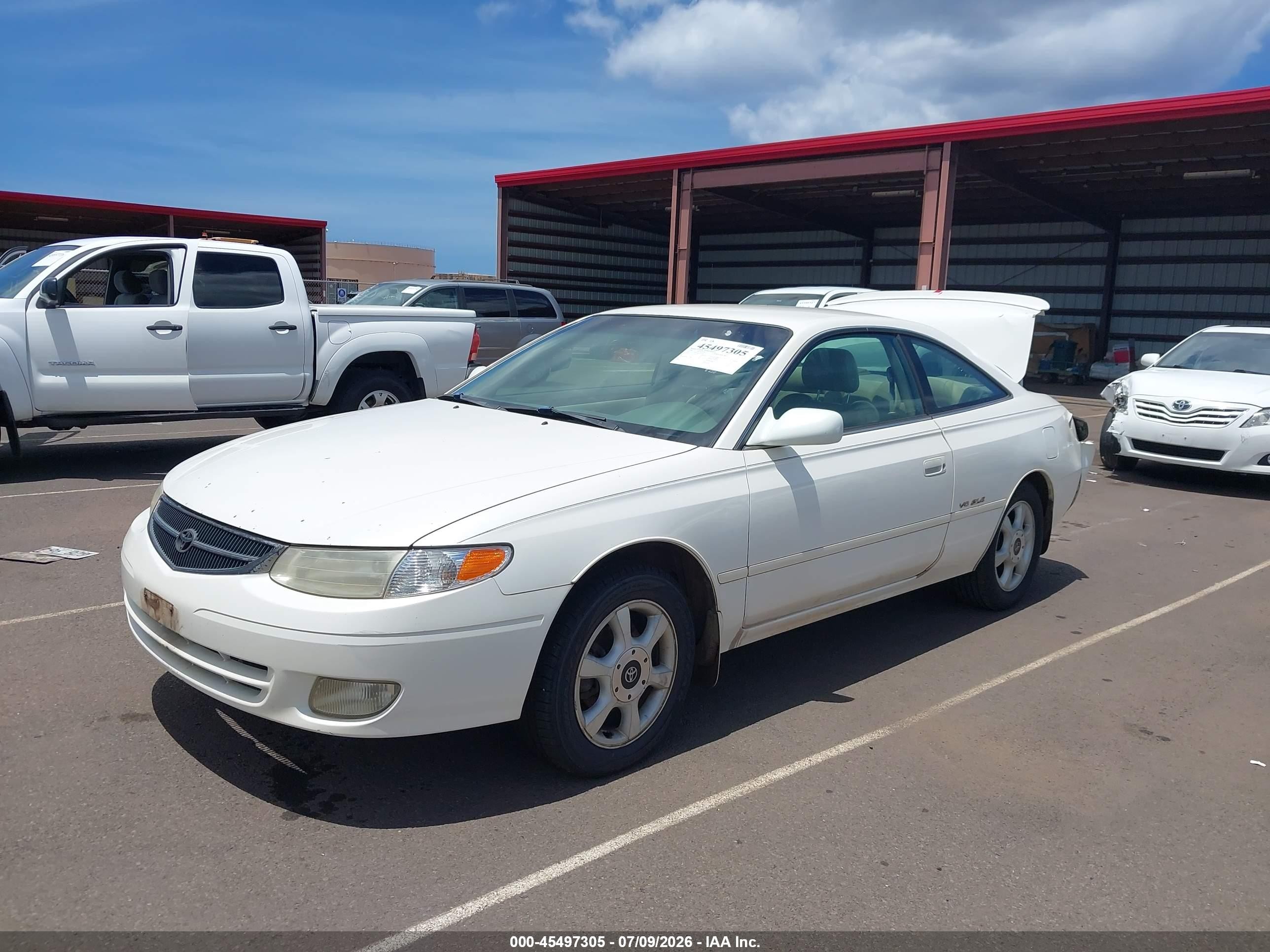 1999 Toyota Camry Solara Se V6 Белый vin: 2T1CF28P7XC232250