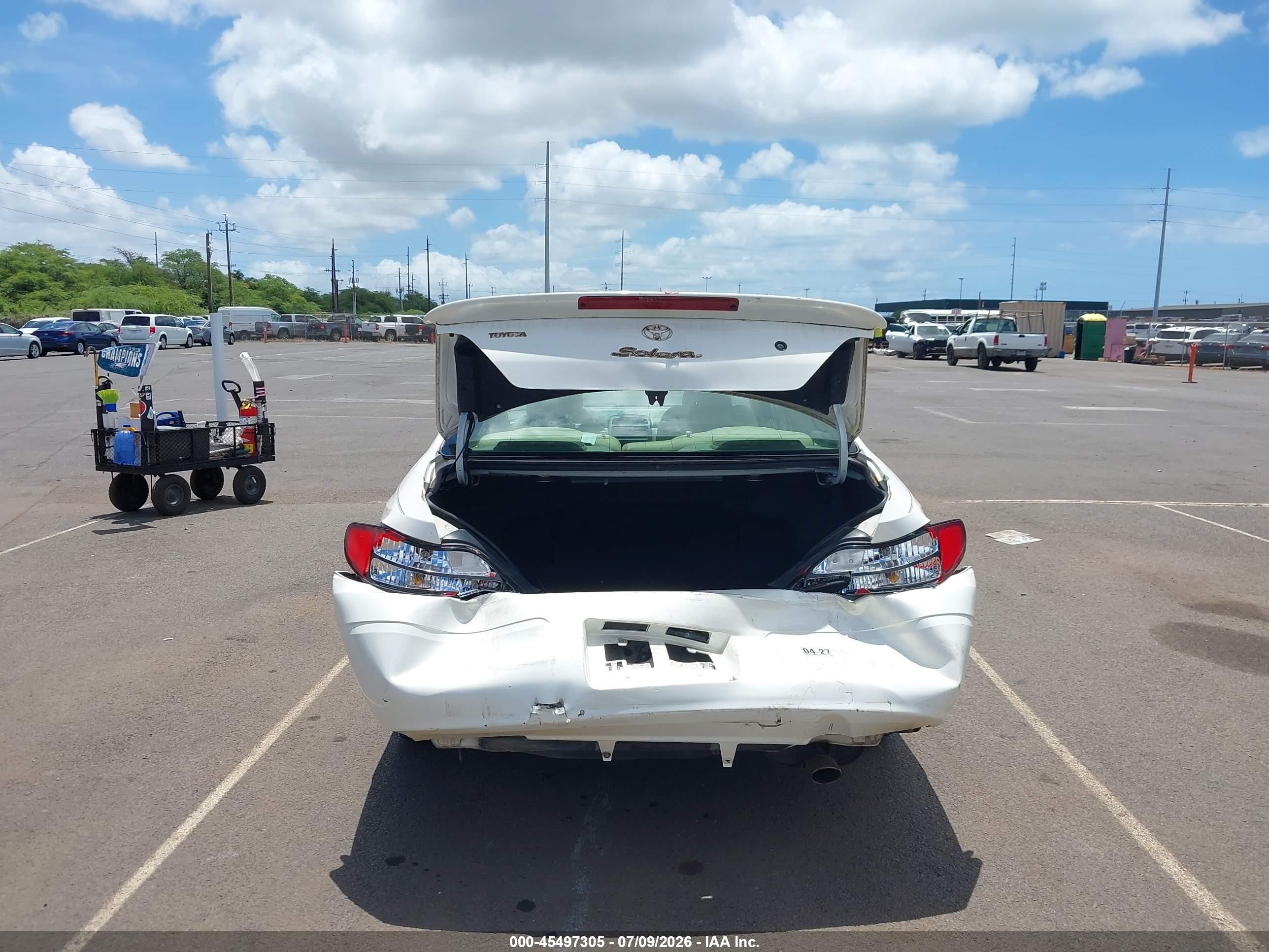 1999 Toyota Camry Solara Se V6 Белый vin: 2T1CF28P7XC232250