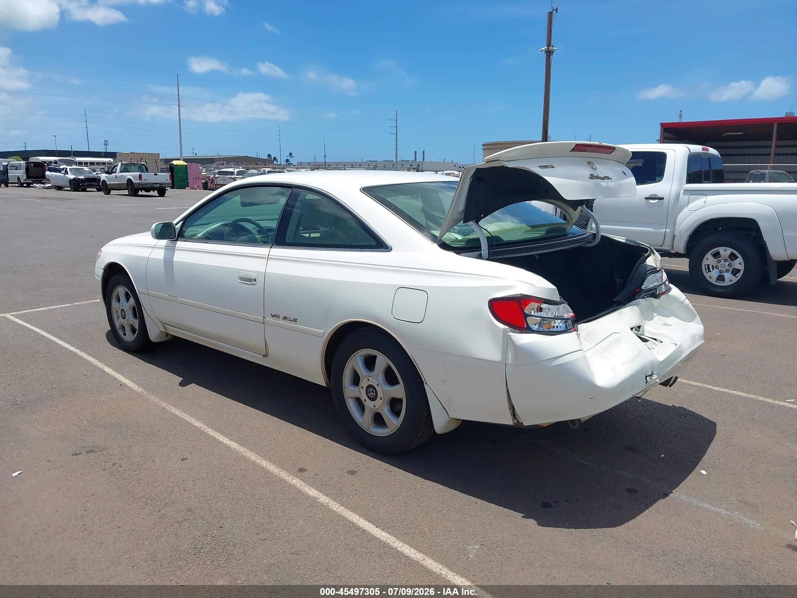 1999 Toyota Camry Solara Se V6 Белый vin: 2T1CF28P7XC232250