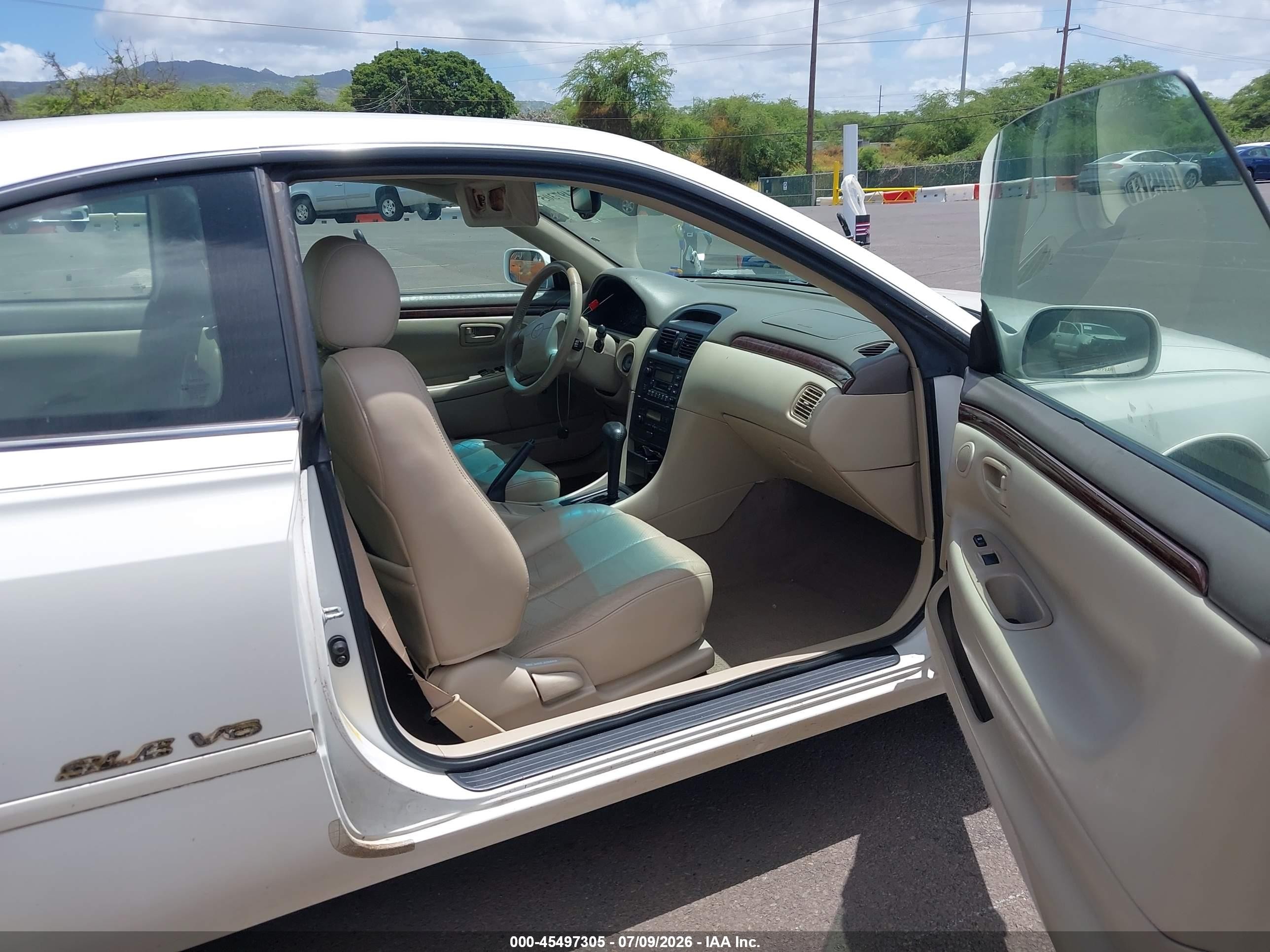 1999 Toyota Camry Solara Se V6 Белый vin: 2T1CF28P7XC232250