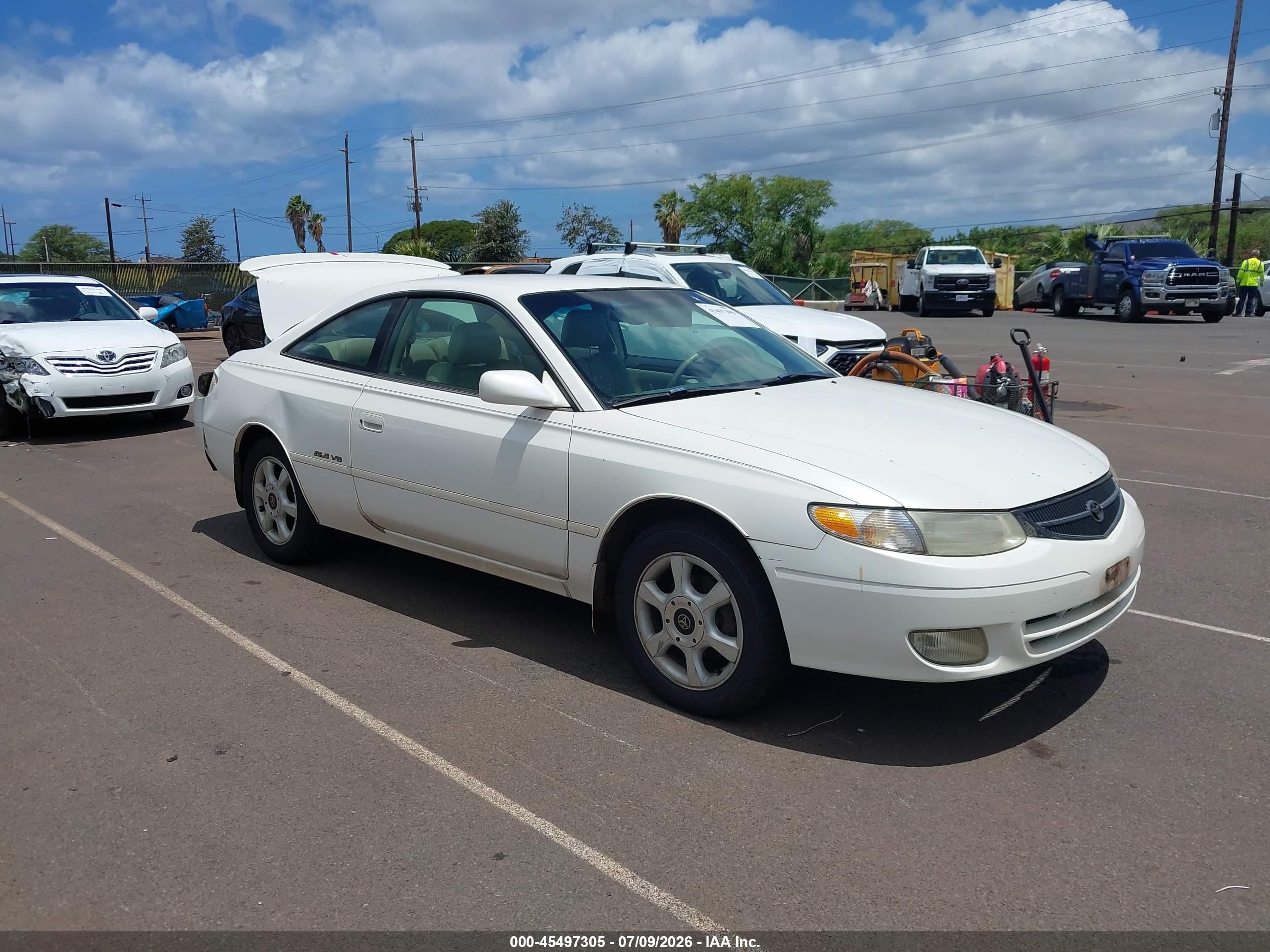 1999 Toyota Camry Solara Se V6 Белый vin: 2T1CF28P7XC232250