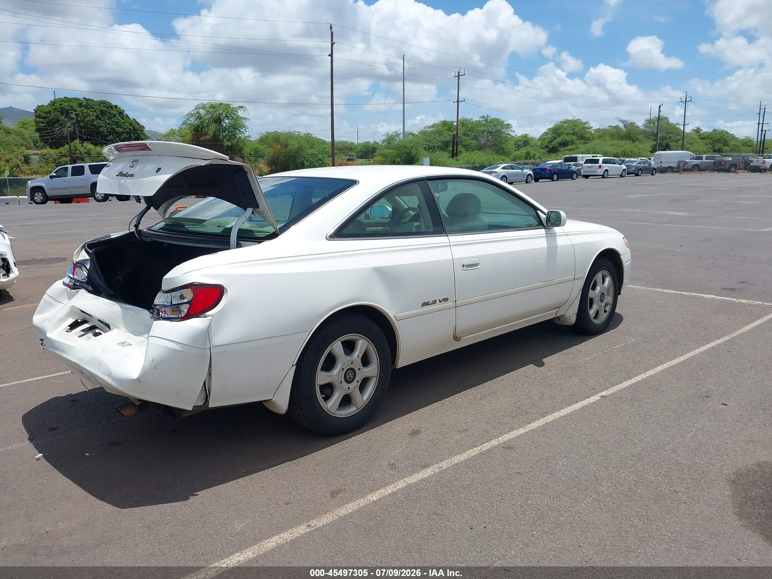 1999 Toyota Camry Solara Se V6 Белый vin: 2T1CF28P7XC232250