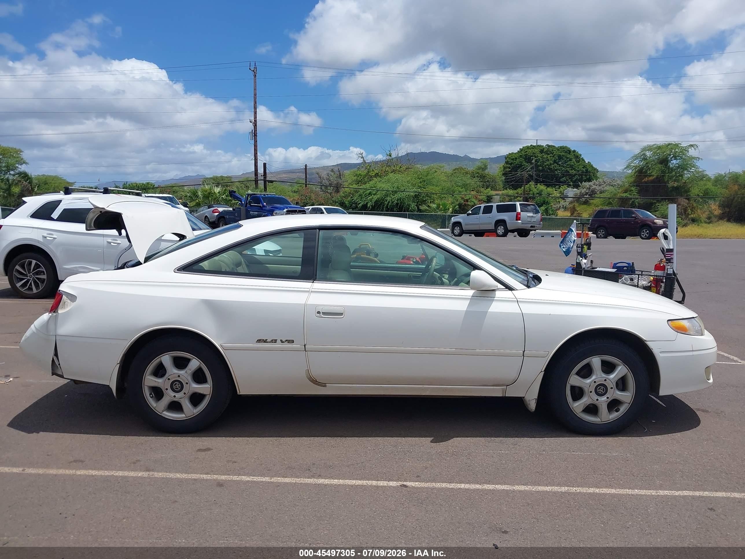 1999 Toyota Camry Solara Se V6 Белый vin: 2T1CF28P7XC232250