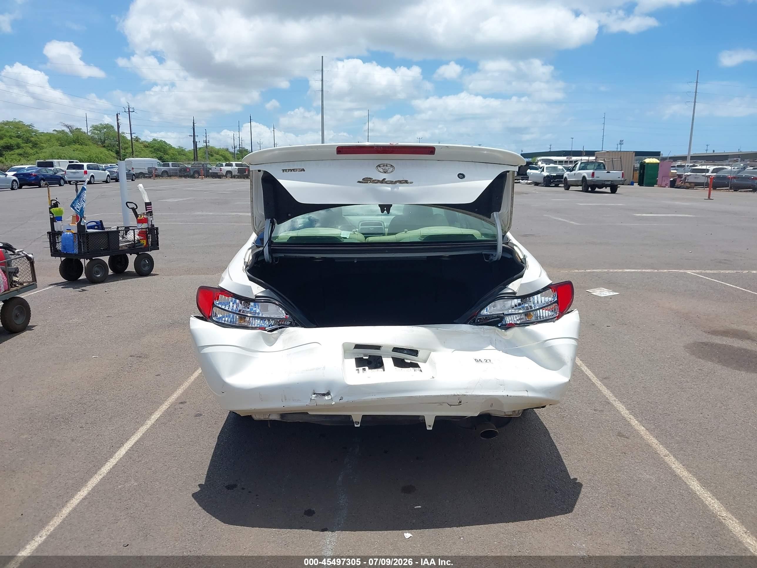 1999 Toyota Camry Solara Se V6 Белый vin: 2T1CF28P7XC232250