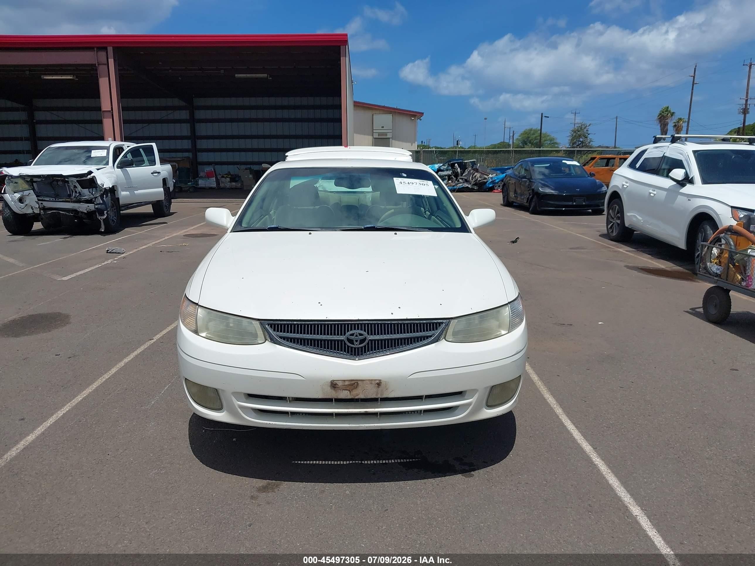 1999 Toyota Camry Solara Se V6 Белый vin: 2T1CF28P7XC232250
