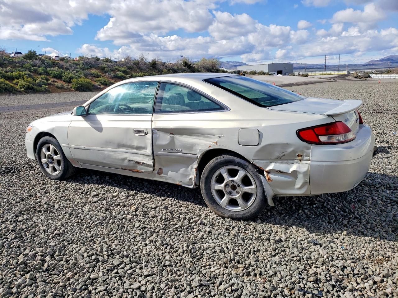 2000 Toyota Camry Solara Sle V6 Silver vin: 2T1CF28P7YC312004
