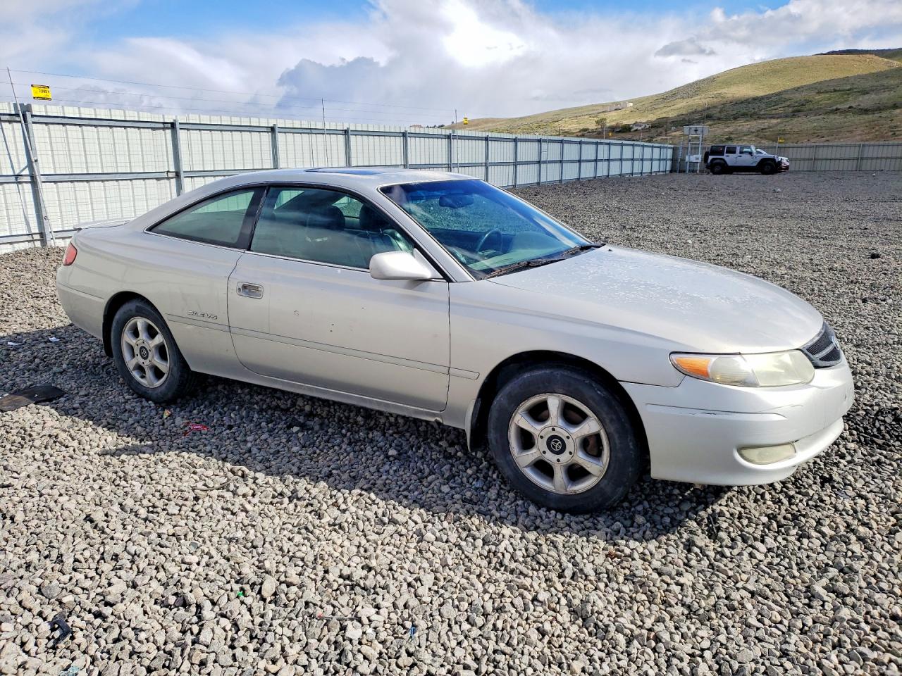 2000 Toyota Camry Solara Sle V6 Silver vin: 2T1CF28P7YC312004