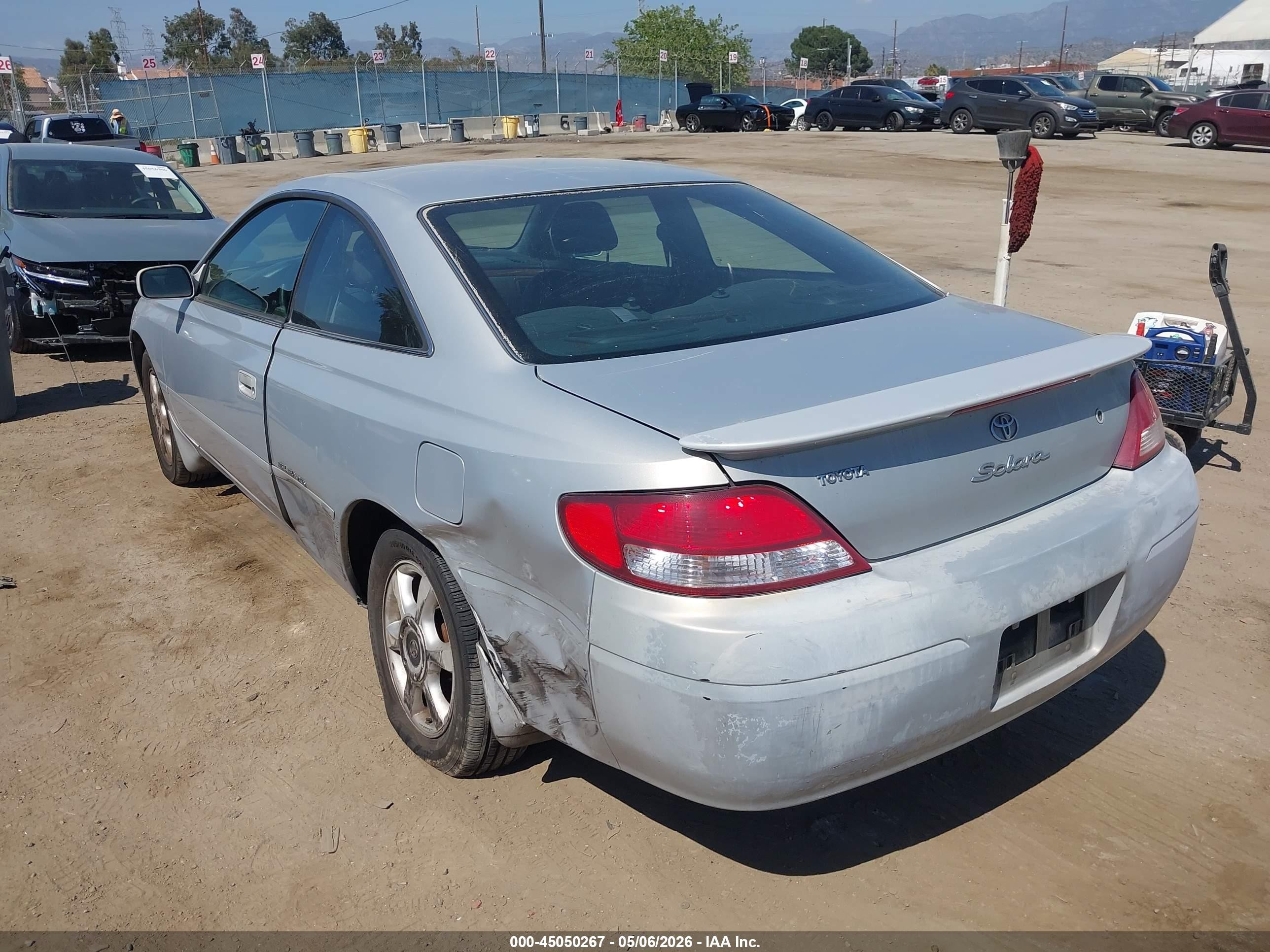 2000 Toyota Camry Solara Sle V6 Gray vin: 2T1CF28P7YC386782