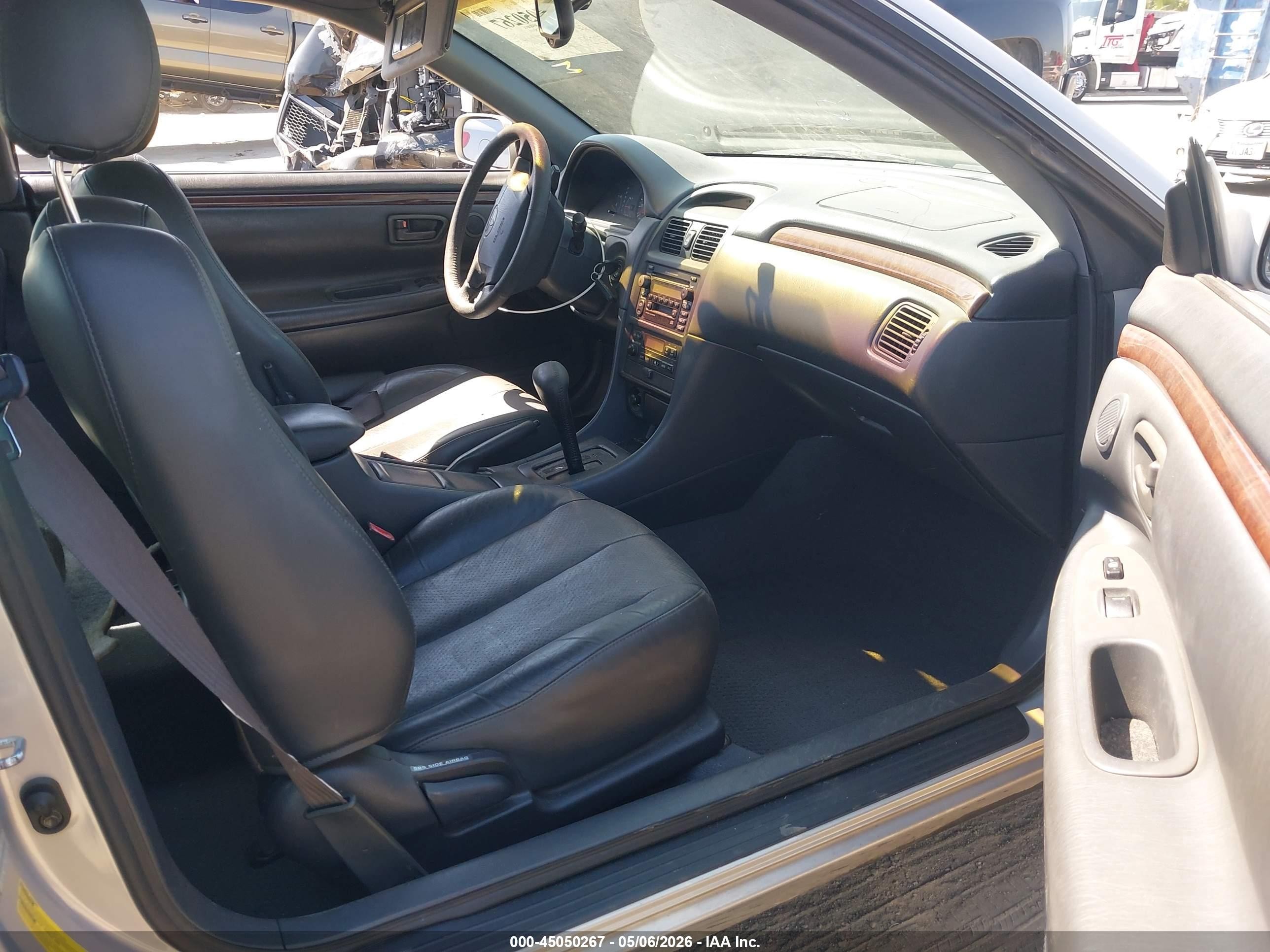 2000 Toyota Camry Solara Sle V6 Gray vin: 2T1CF28P7YC386782