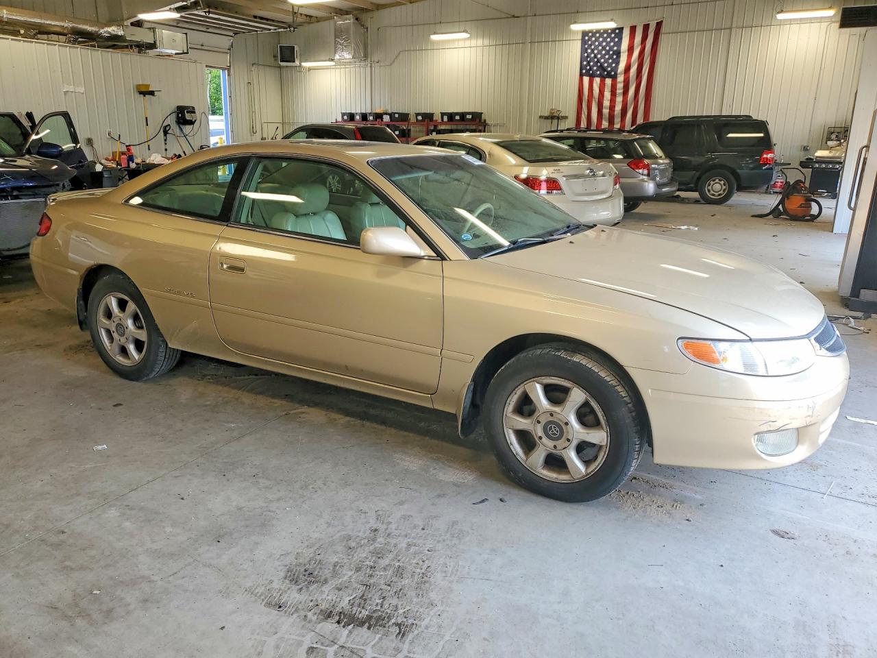 2001 Toyota Camry Solara Sle V6 Tan vin: 2T1CF28P91C540902
