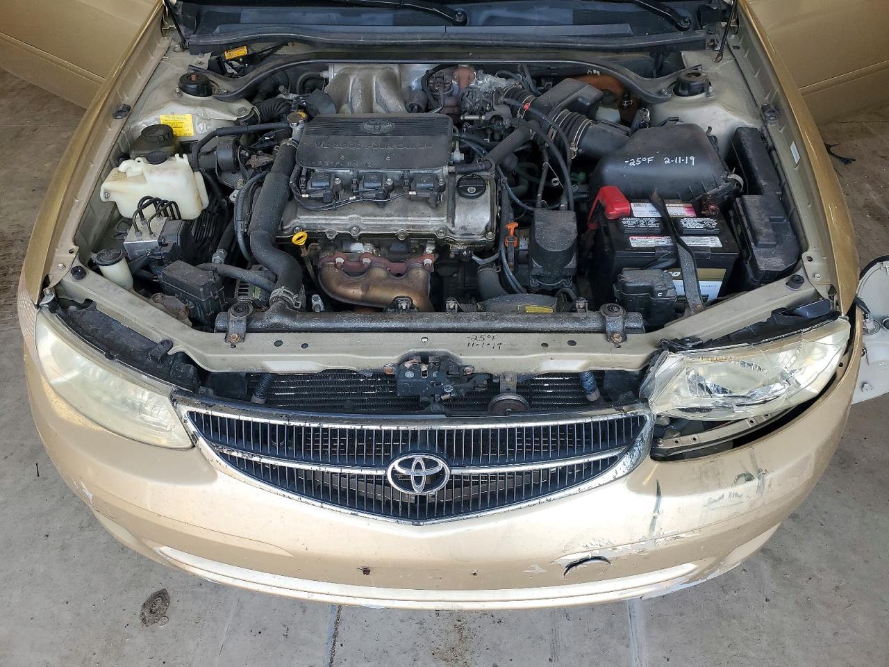 2001 Toyota Camry Solara Sle V6 Tan vin: 2T1CF28P91C540902