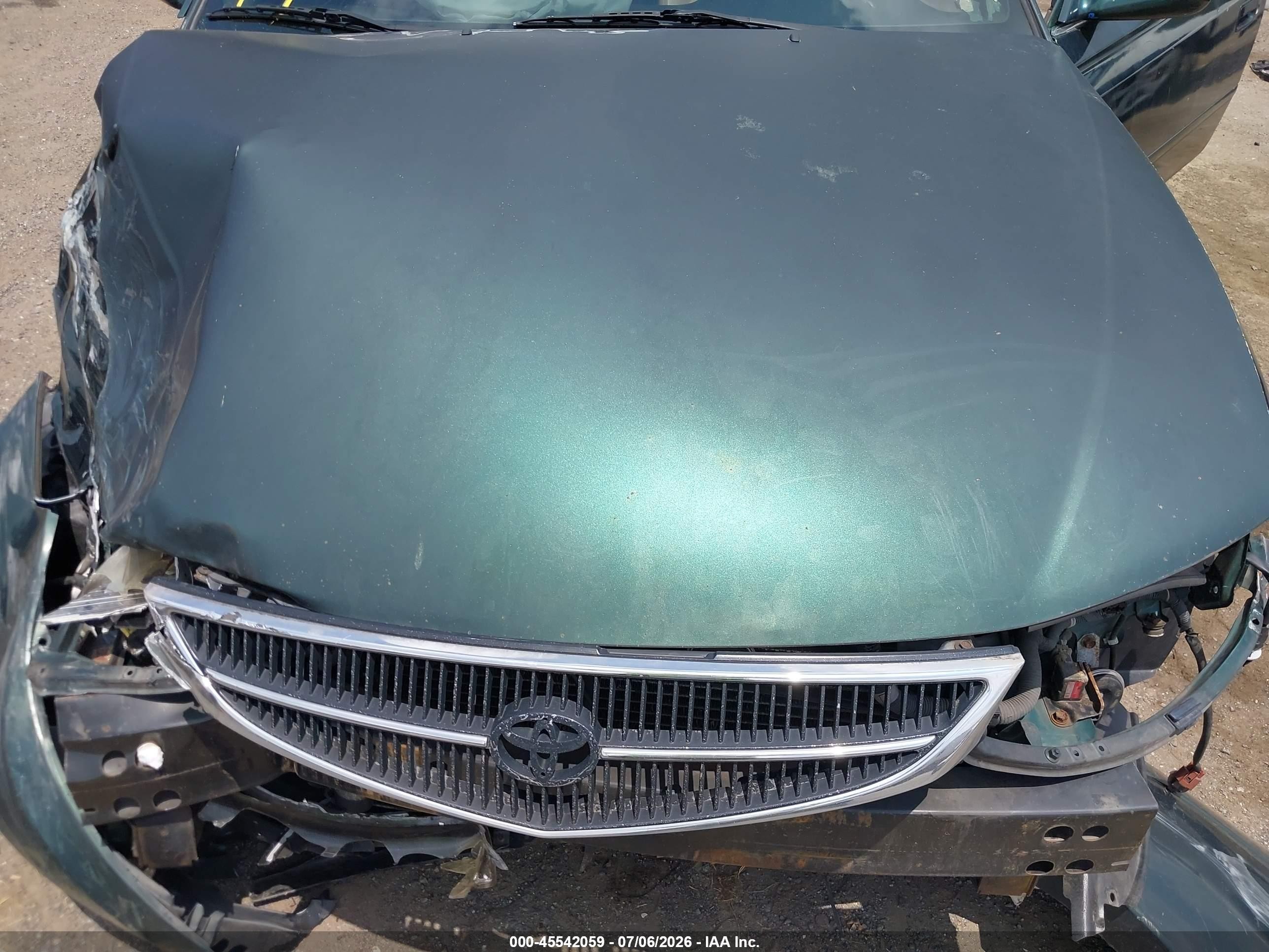 2000 Toyota Camry Solara Sle V6 Зеленый vin: 2T1CF28P9YC295741