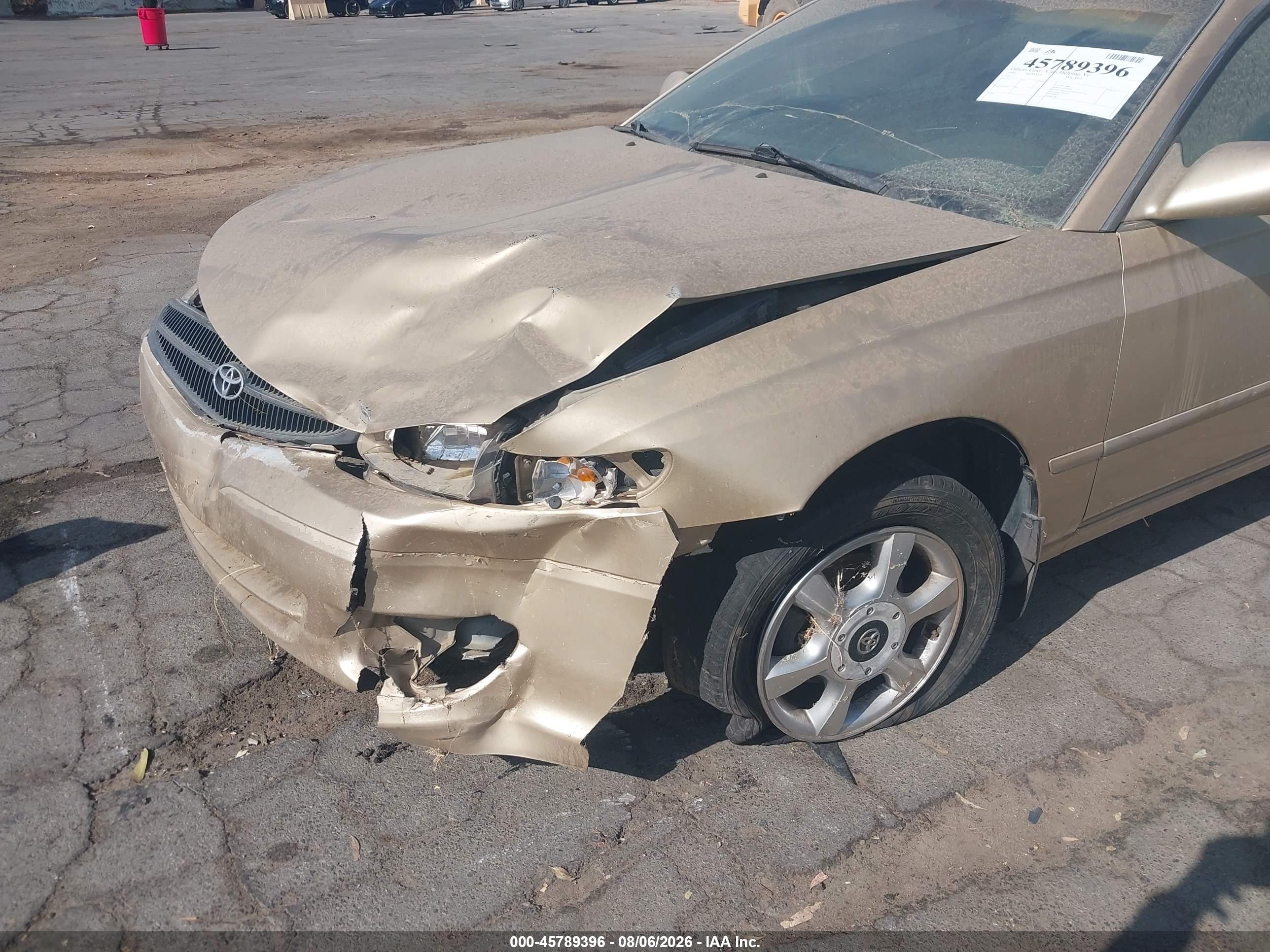 2000 Toyota Camry Solara Sle V6 Золотой vin: 2T1CF28PXYC320758