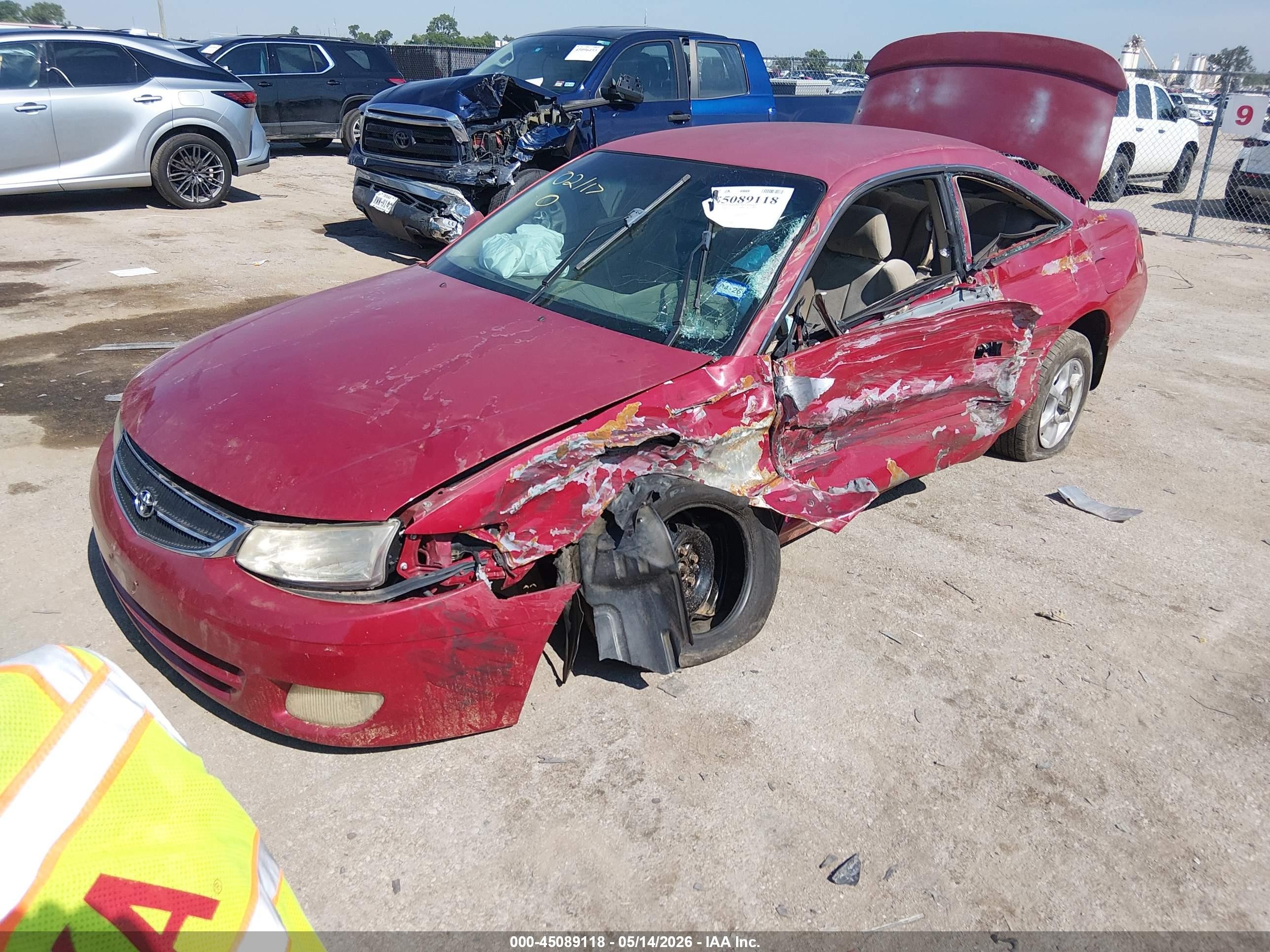 2000 Toyota Camry Solara Se Красный vin: 2T1CG22P0YC361082