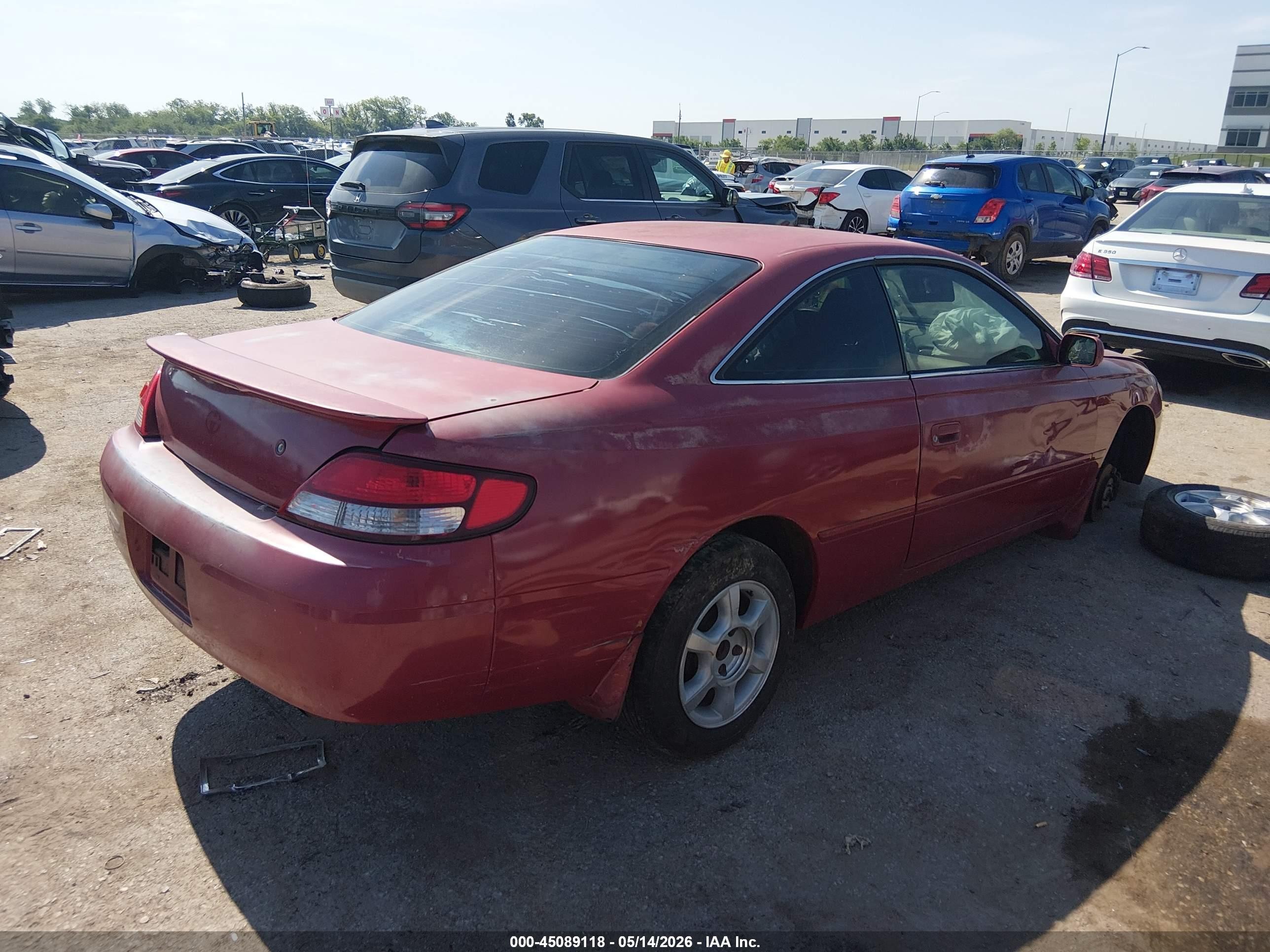 2000 Toyota Camry Solara Se Красный vin: 2T1CG22P0YC361082