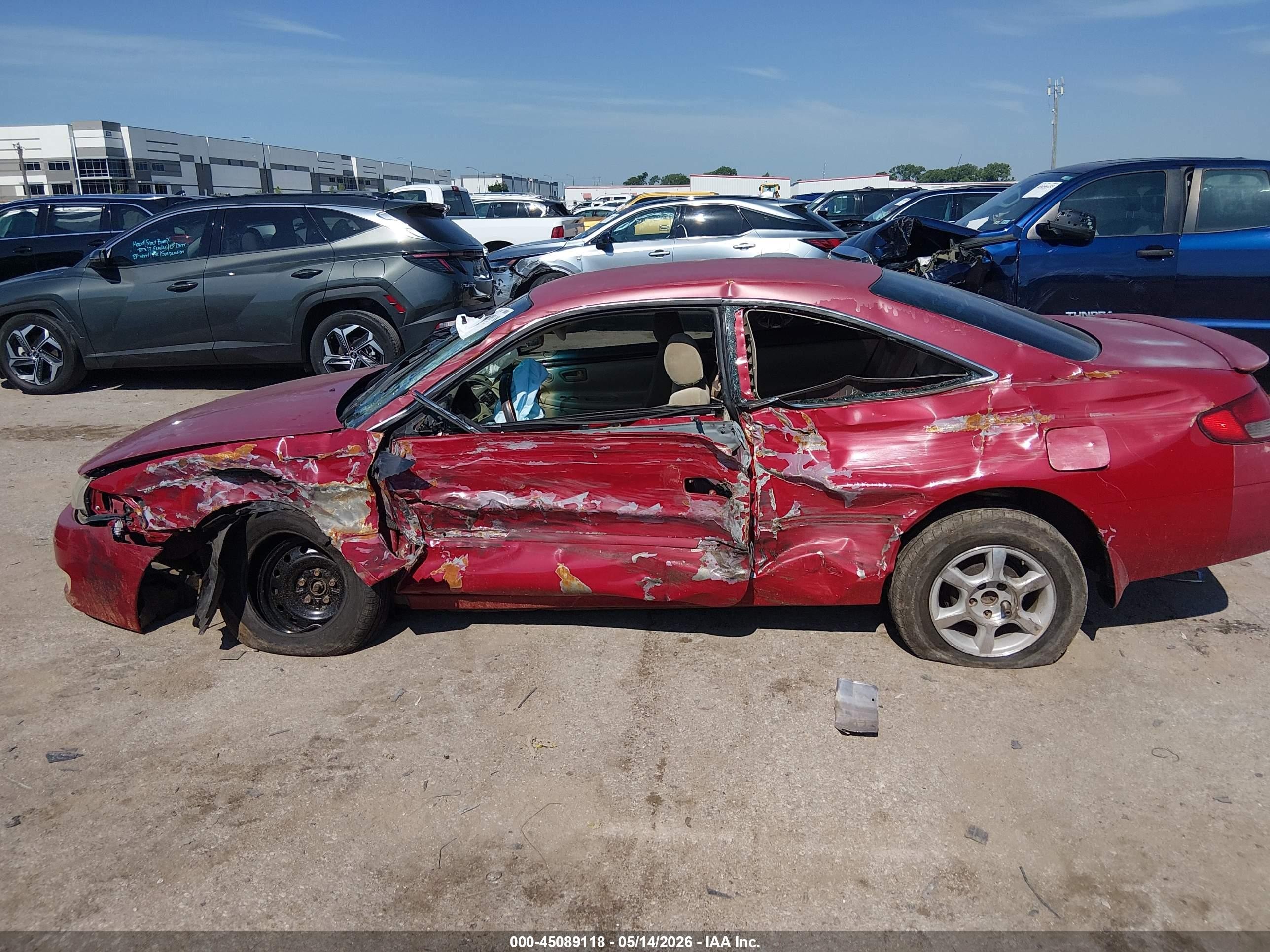 2000 Toyota Camry Solara Se Красный vin: 2T1CG22P0YC361082