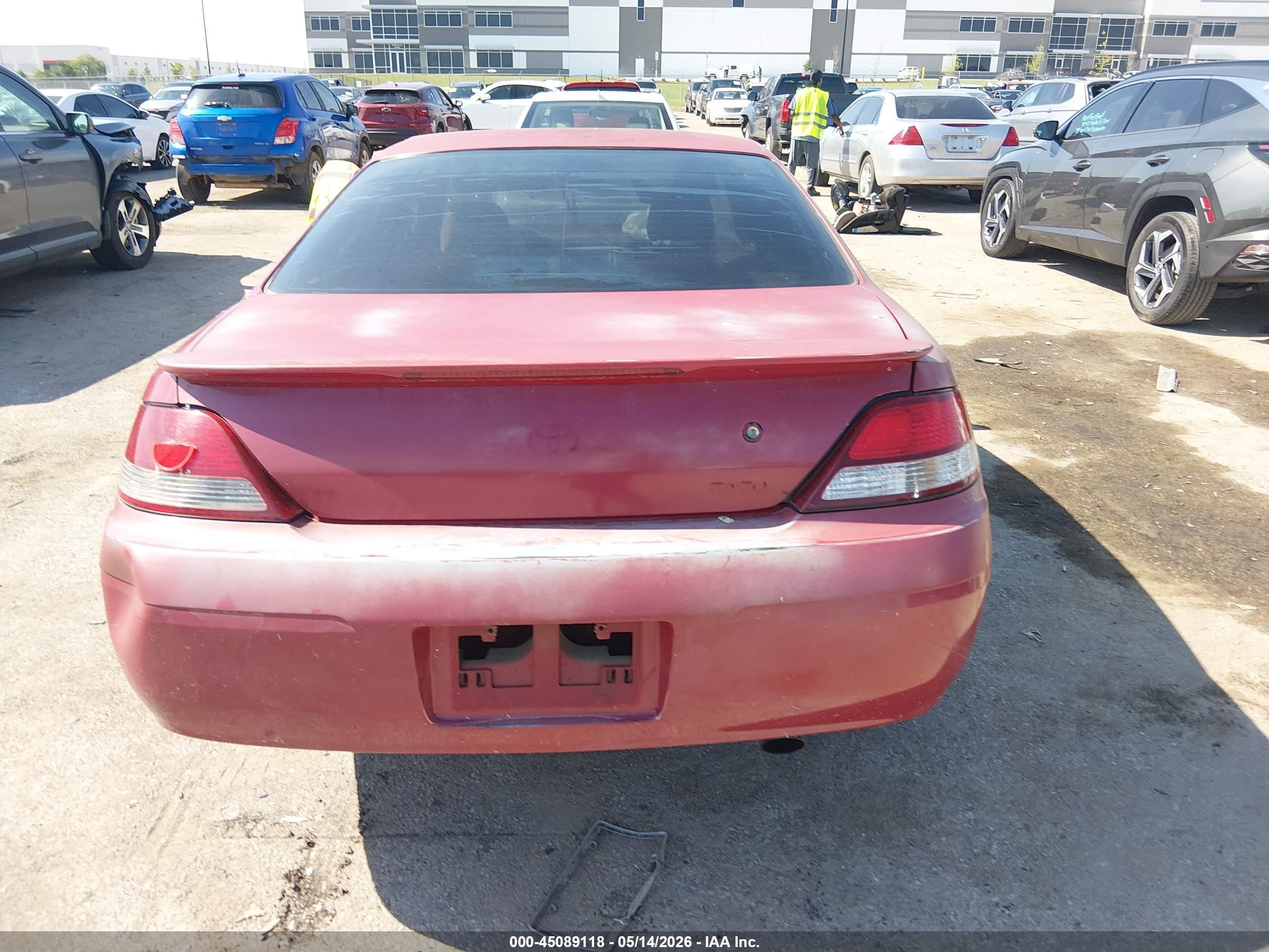 2000 Toyota Camry Solara Se Красный vin: 2T1CG22P0YC361082