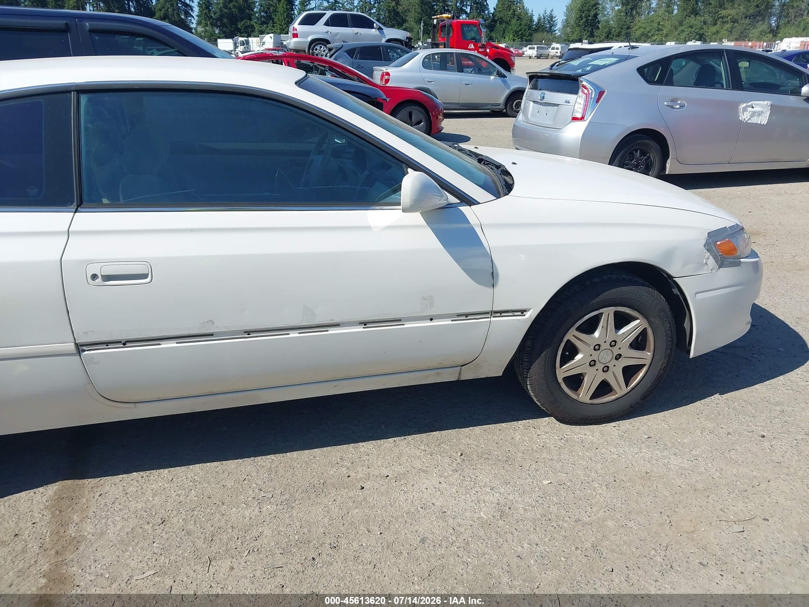 2000 Toyota Camry Solara Se White vin: 2T1CG22P0YC380344
