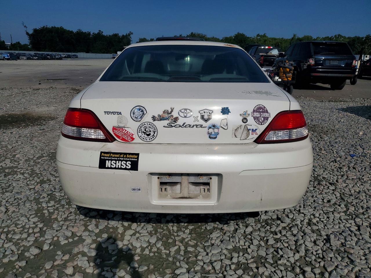 2001 Toyota Camry Solara Se Белый vin: 2T1CG22P21C474781