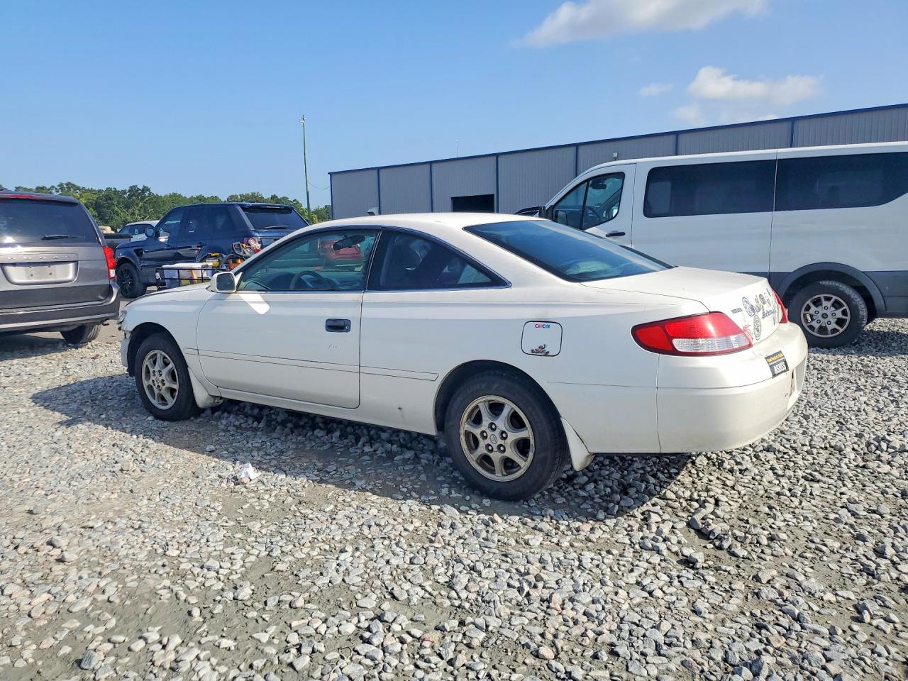 2001 Toyota Camry Solara Se Белый vin: 2T1CG22P21C474781
