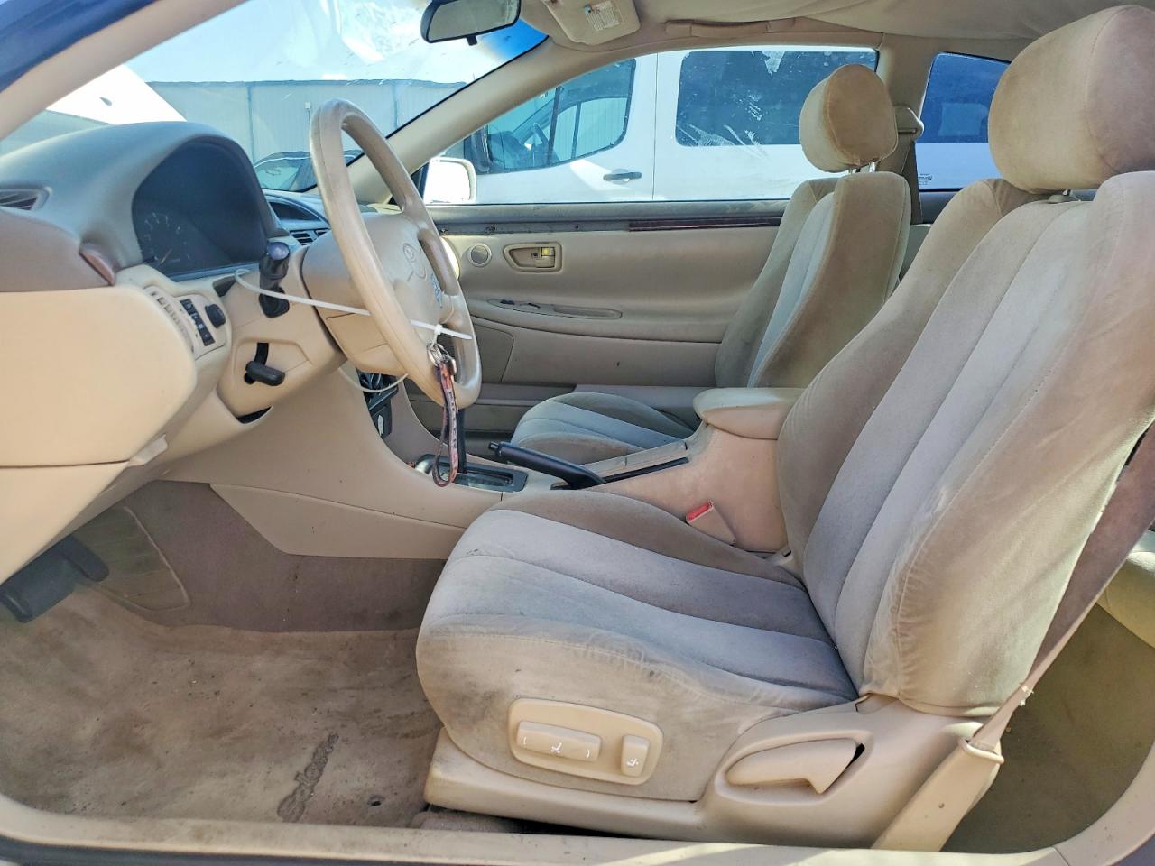 2001 Toyota Camry Solara Se Белый vin: 2T1CG22P21C474781