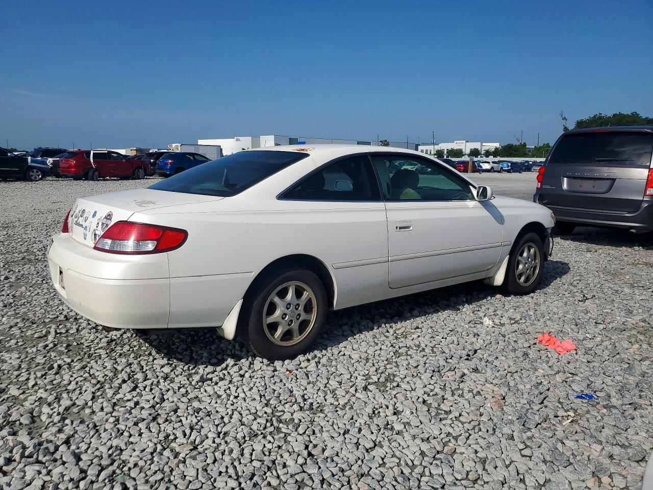 2001 Toyota Camry Solara Se Белый vin: 2T1CG22P21C474781