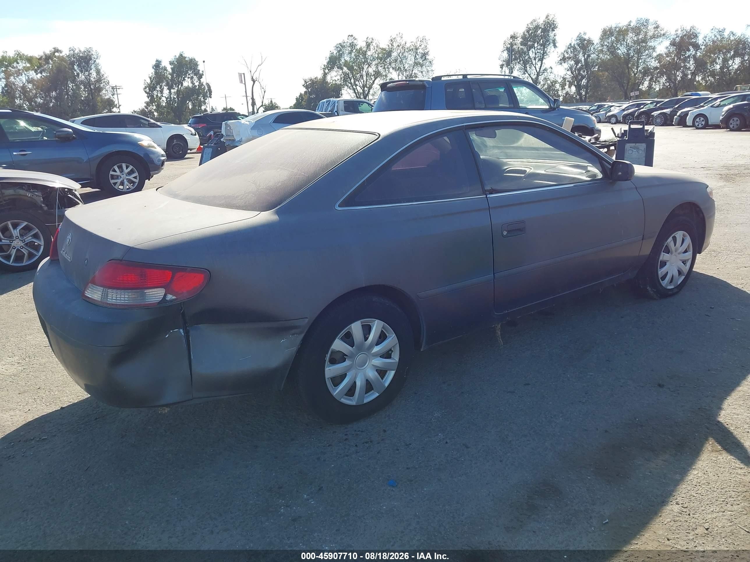 1999 Toyota Camry Solara Se Серый vin: 2T1CG22P2XC155275