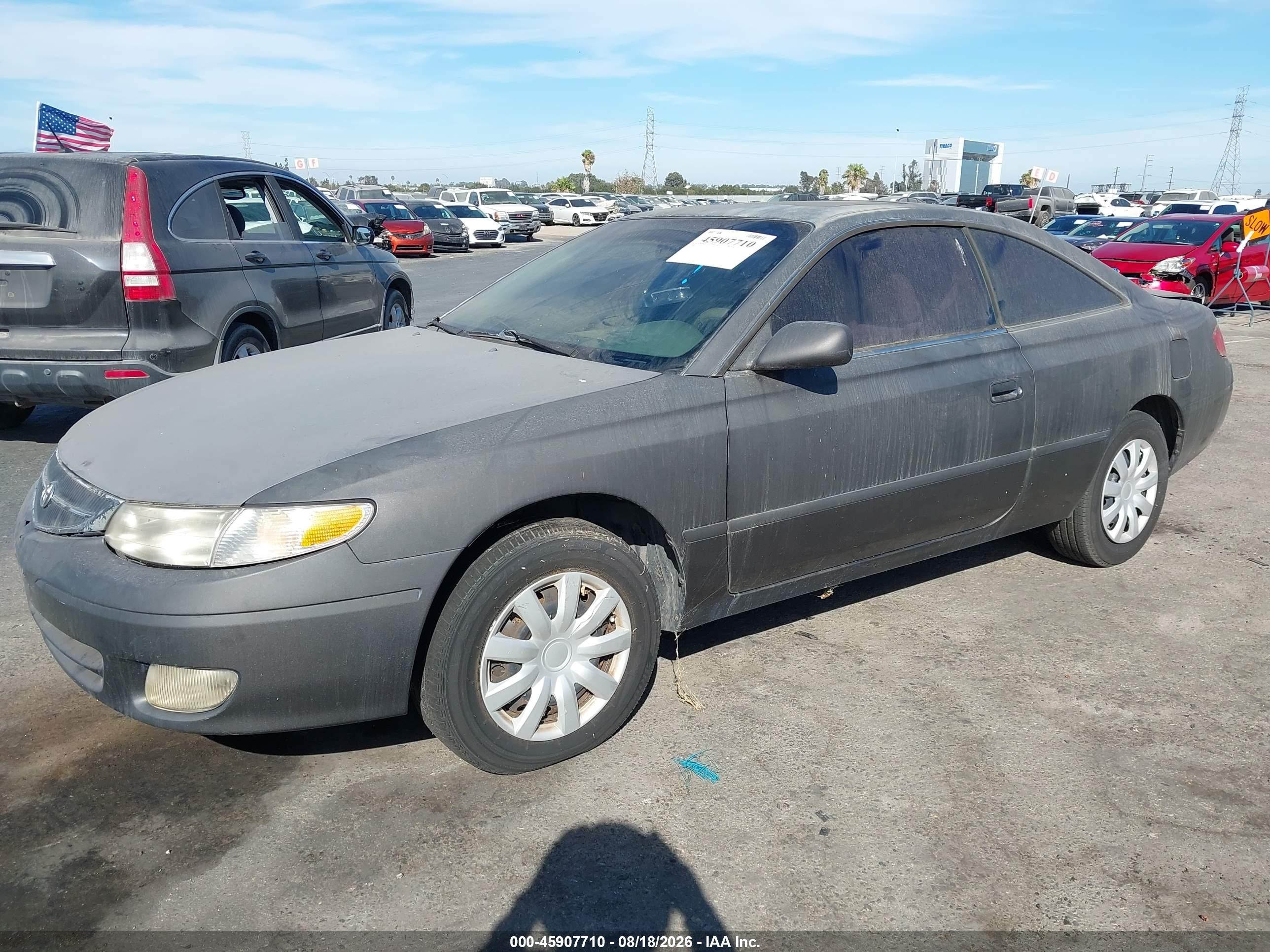 1999 Toyota Camry Solara Se Серый vin: 2T1CG22P2XC155275