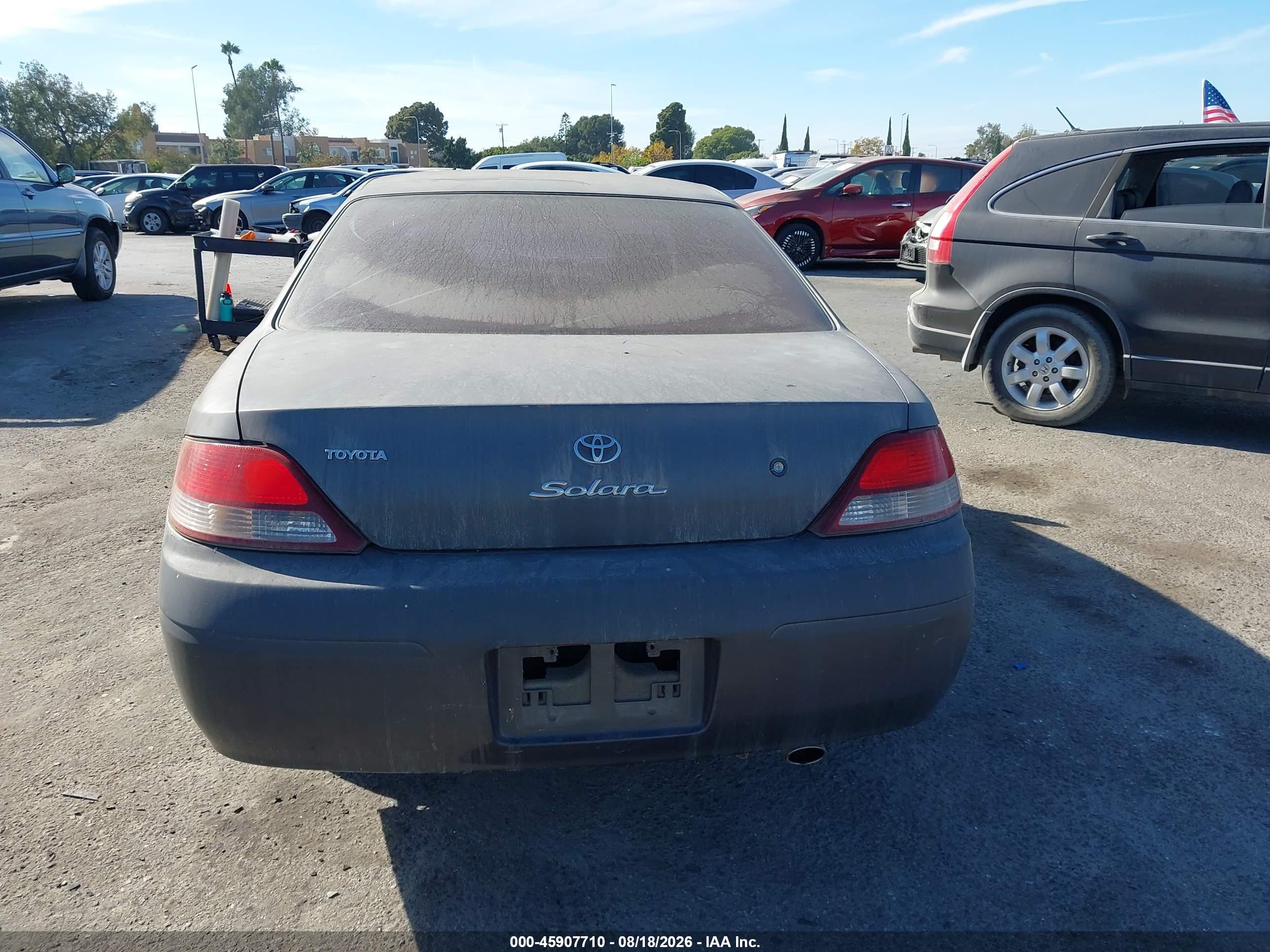 1999 Toyota Camry Solara Se Серый vin: 2T1CG22P2XC155275