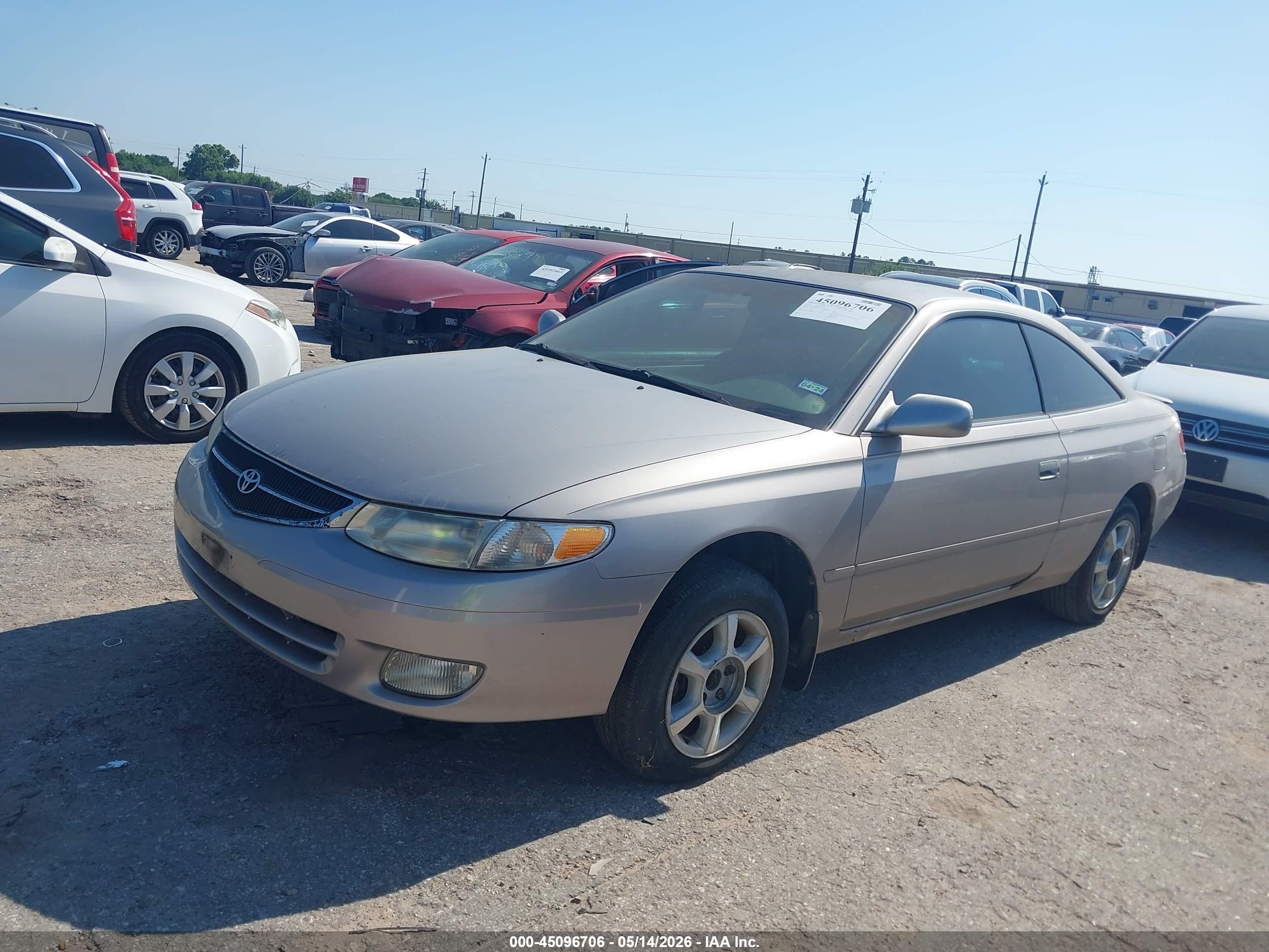 1999 Toyota Camry Solara Se Gold vin: 2T1CG22P2XC259507