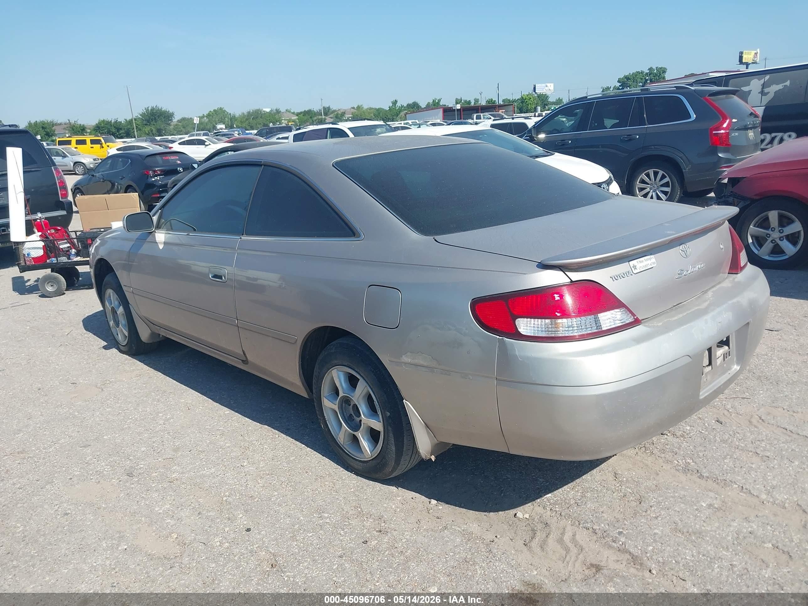 1999 Toyota Camry Solara Se Gold vin: 2T1CG22P2XC259507