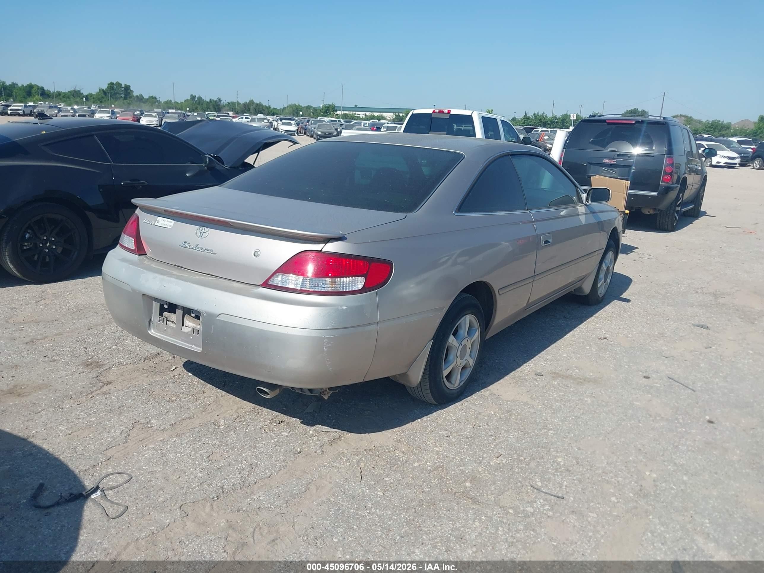1999 Toyota Camry Solara Se Gold vin: 2T1CG22P2XC259507