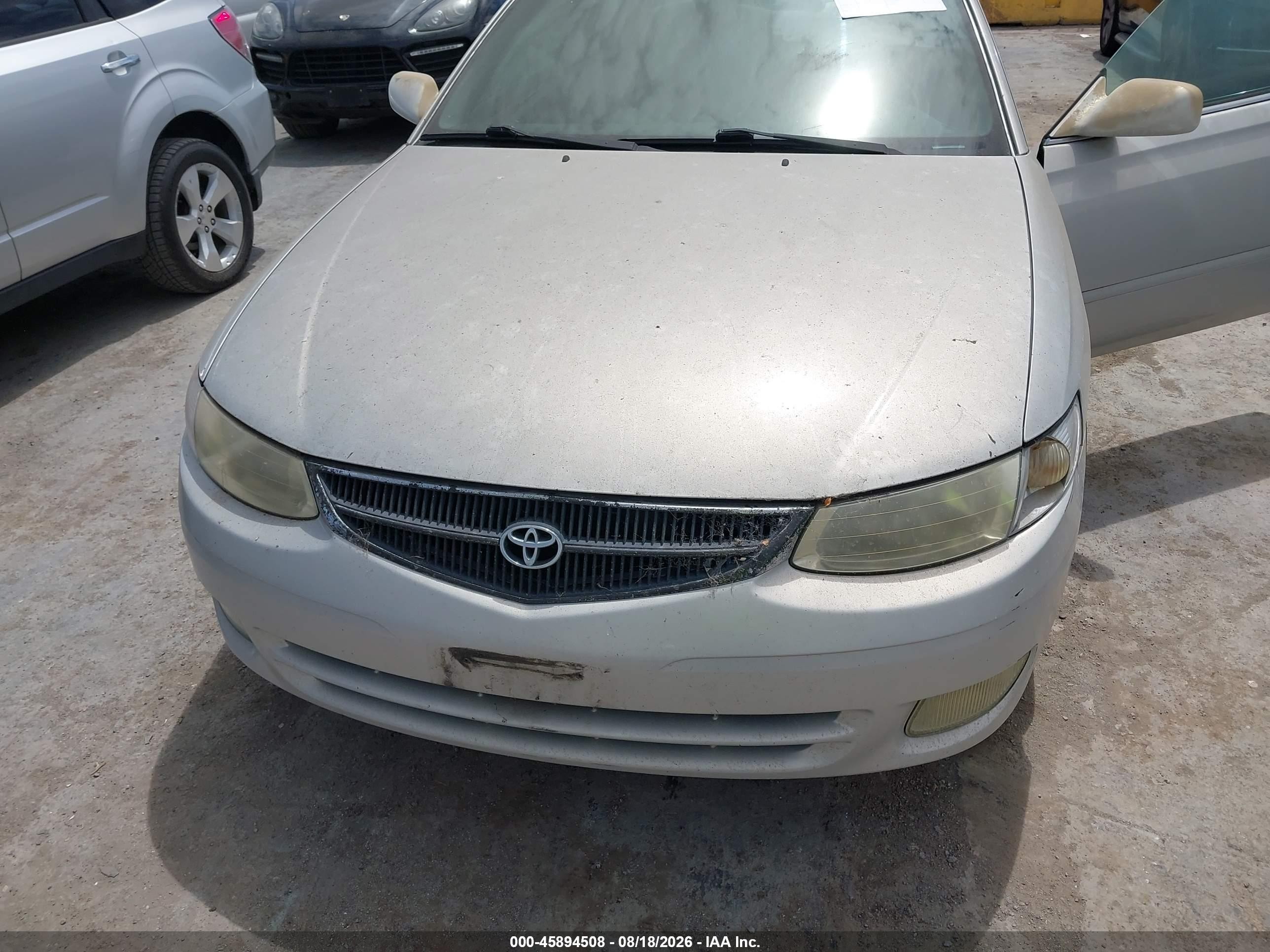 2001 Toyota Camry Solara Se Серебряный vin: 2T1CG22P31C520523