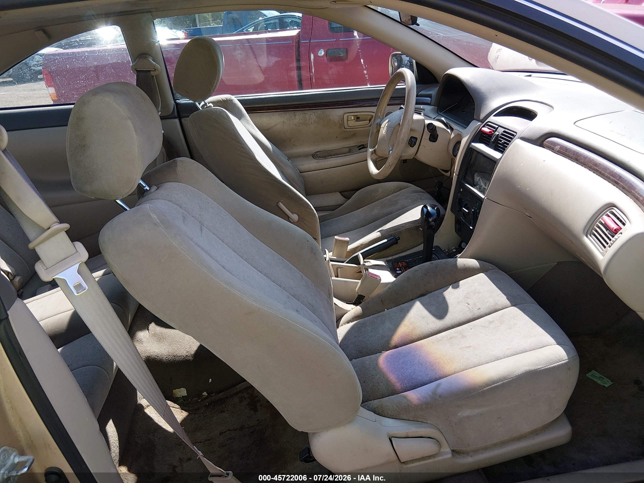 2001 Toyota Camry Solara Se Желто-коричневый vin: 2T1CG22P41C491596
