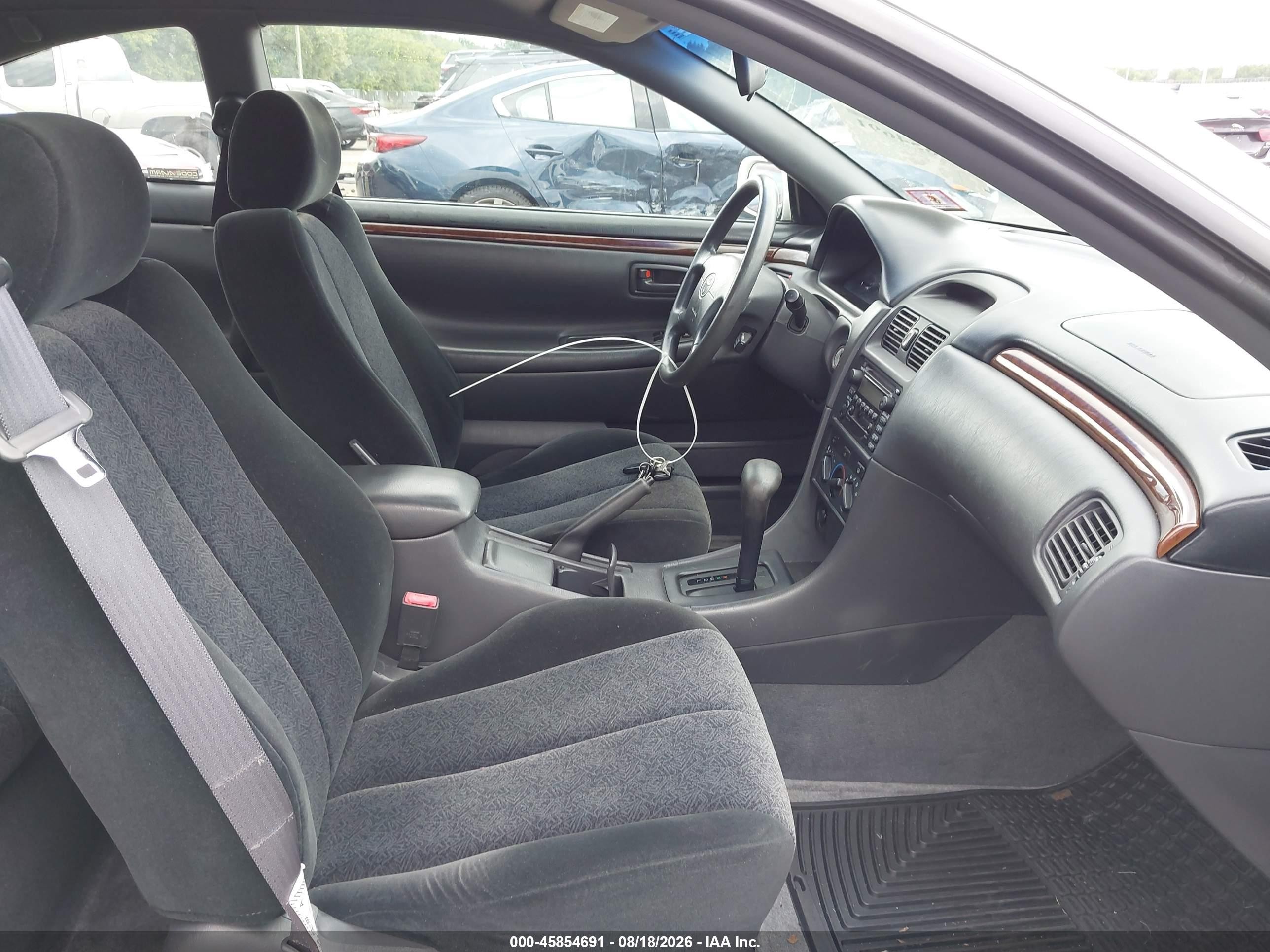 2000 Toyota Camry Solara Se White vin: 2T1CG22P4YC375793