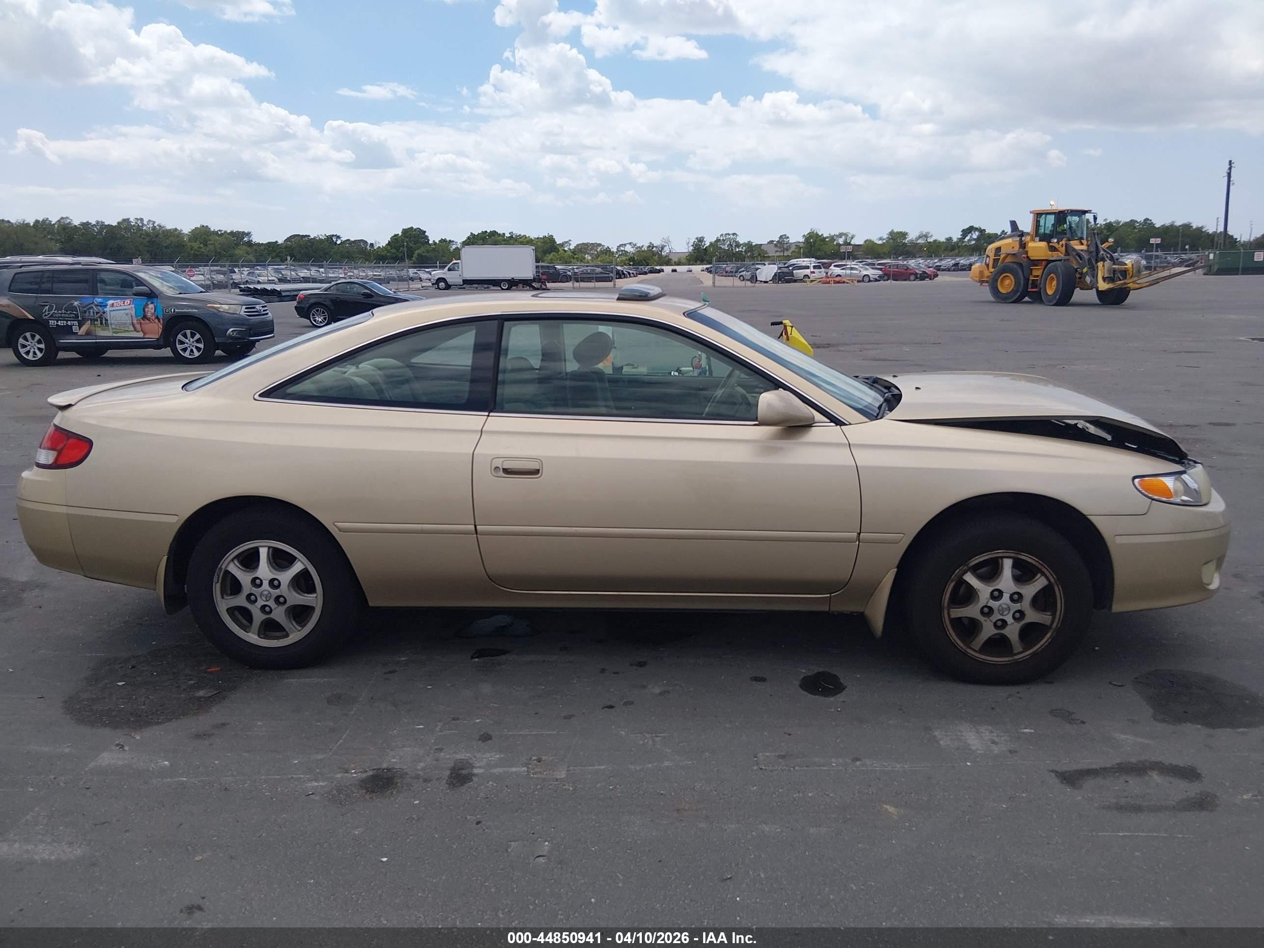 2000 Toyota Camry Solara Se Gold vin: 2T1CG22P4YC404905