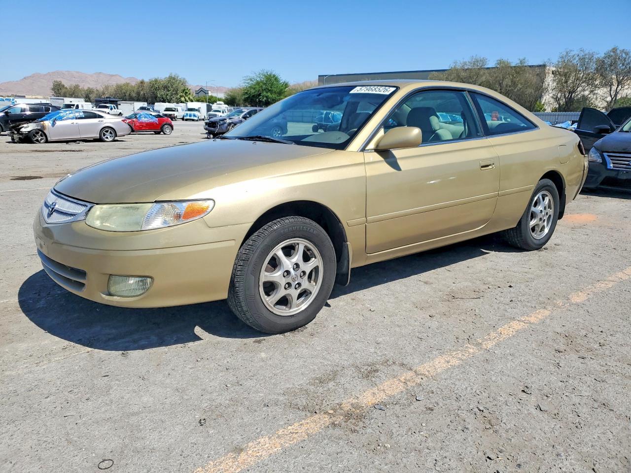 2000 Toyota Camry Solara Se Gold vin: 2T1CG22P4YC406220