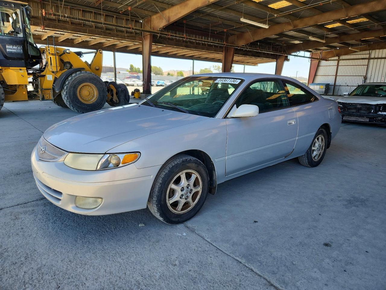 2001 Toyota Camry Solara Se Silver vin: 2T1CG22P61C475786