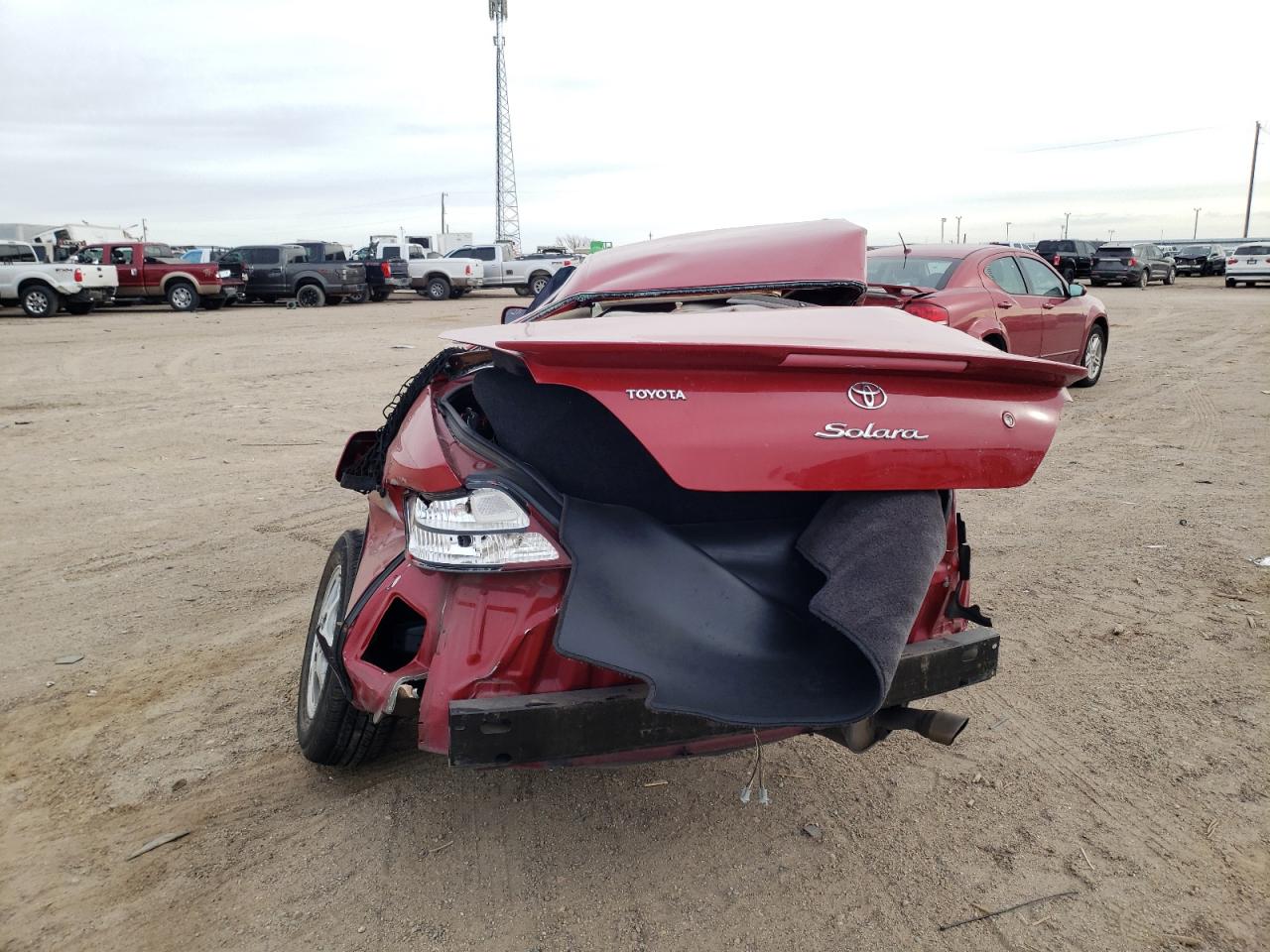2001 Toyota Camry Solara Se Красный vin: 2T1CG22P71C508195
