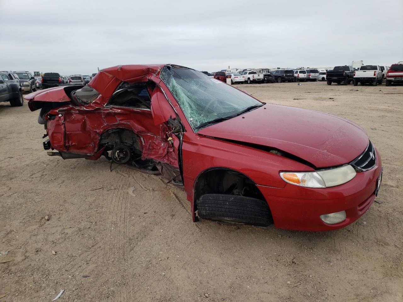 2001 Toyota Camry Solara Se Красный vin: 2T1CG22P71C508195