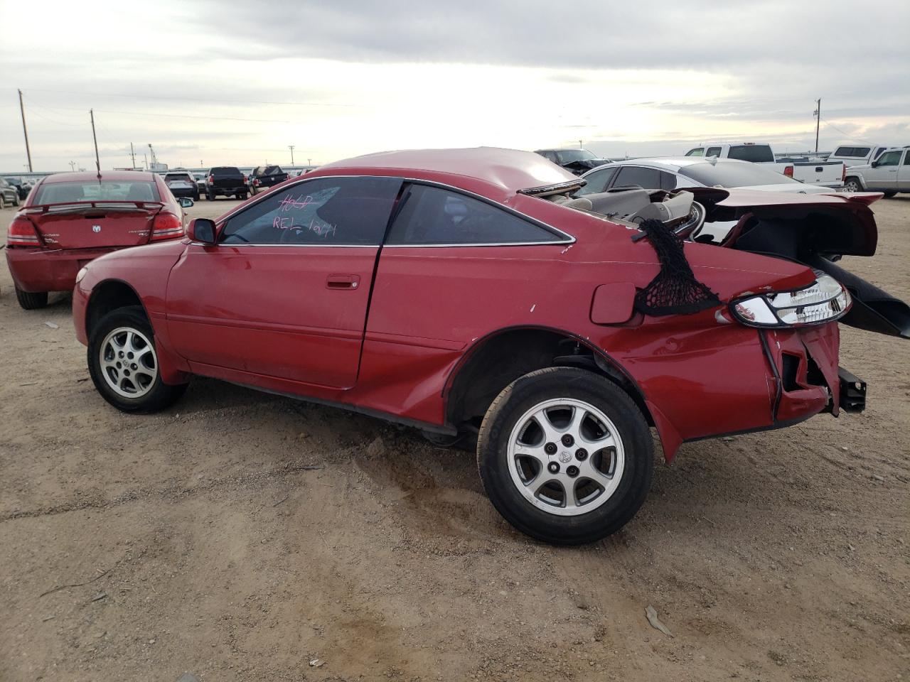 2001 Toyota Camry Solara Se Красный vin: 2T1CG22P71C508195