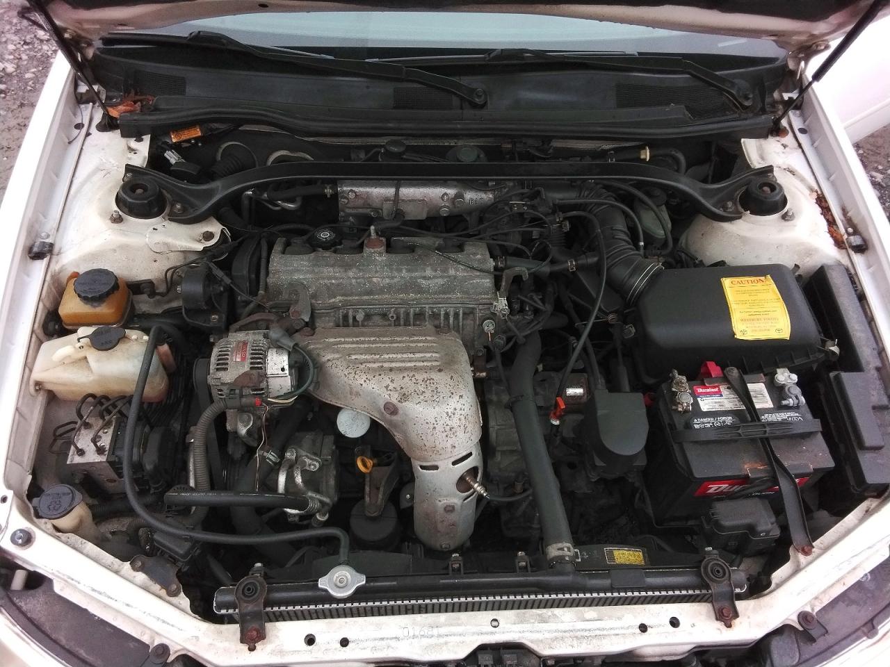 2001 Toyota Camry Solara Se White vin: 2T1CG22P81C501059
