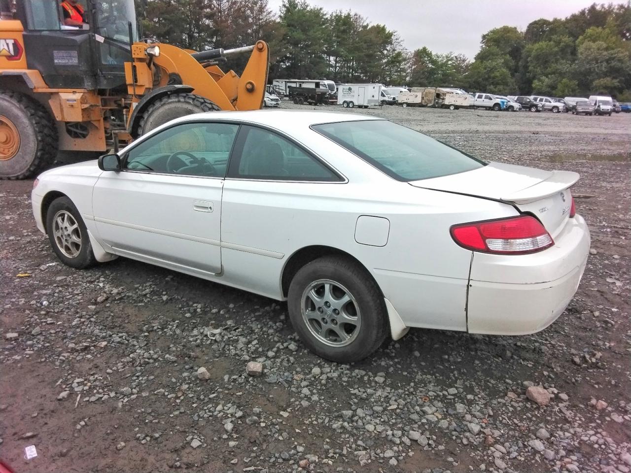 2001 Toyota Camry Solara Se White vin: 2T1CG22P81C501059