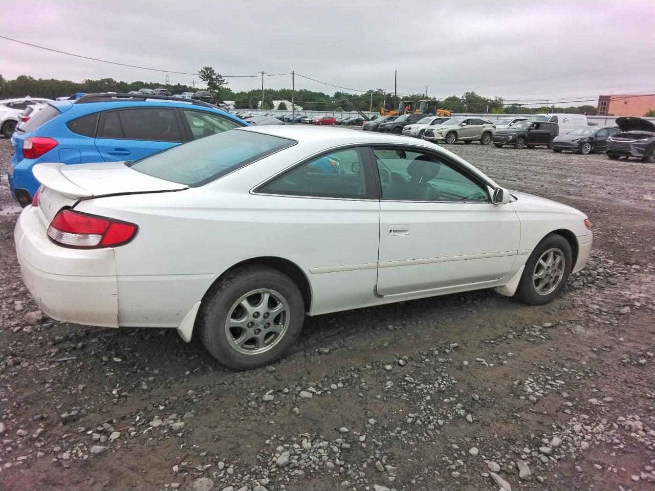 2001 Toyota Camry Solara Se White vin: 2T1CG22P81C501059