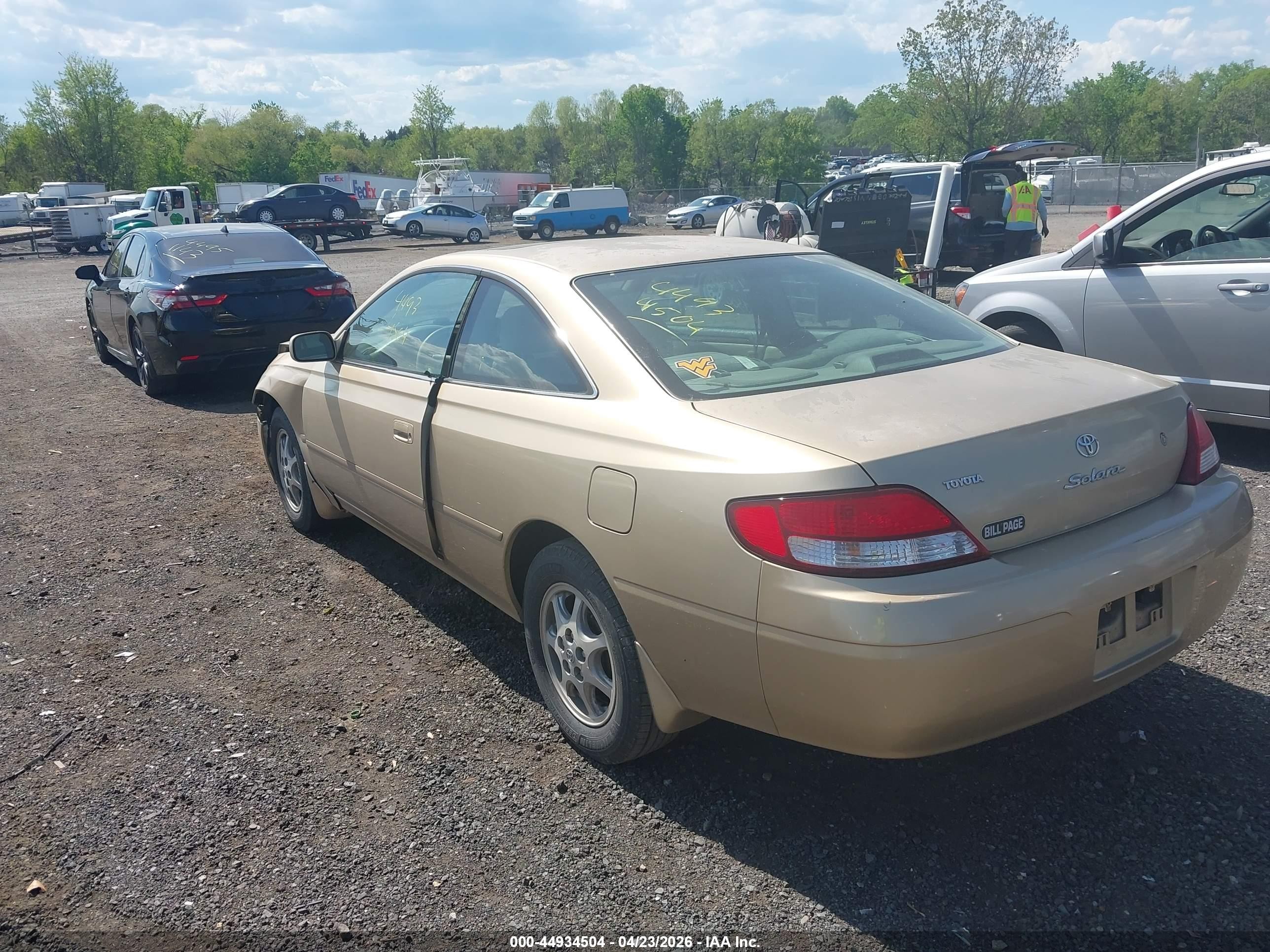 2000 Toyota Camry Solara Se Gold vin: 2T1CG22P8YC293856