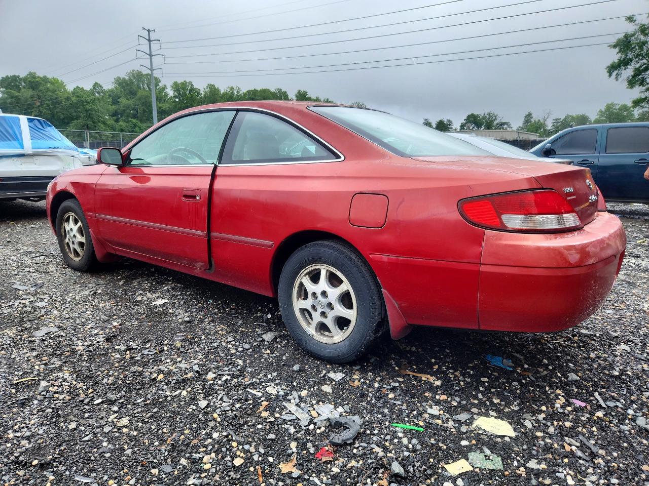 2000 Toyota Camry Solara Se Red vin: 2T1CG22P9YC262826